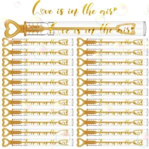 60 Count Wedding Mini Bubble for a Wedding Wands Bulk Heart Bubble Wand for Guests Send Off Adults Party Supplies Valentine Anniversaries Celebration (Novel)