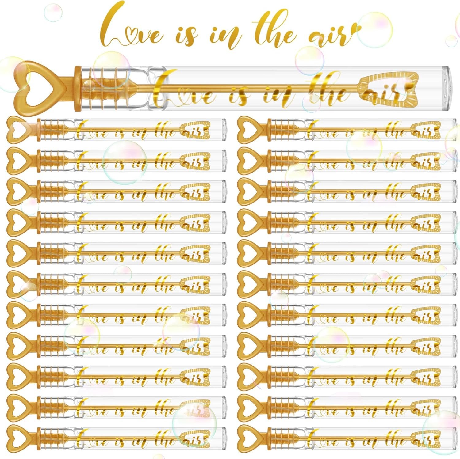 60 Count Wedding Mini Bubble for a Wedding Wands Bulk Heart Bubble Wand for Guests Send Off Adults Party Supplies Valentine Anniversaries Celebration (Novel)