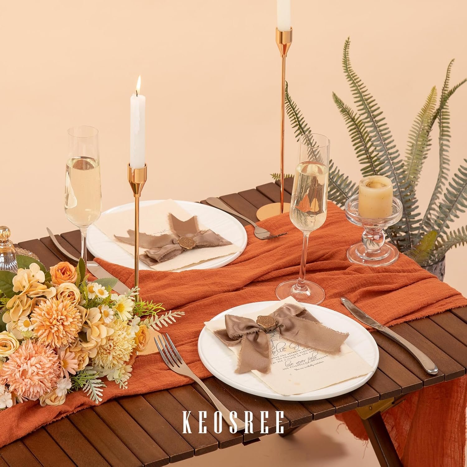 Wholesale Brown Silk Satin Frayed Ribbon Dark Champagne for Bridal Bouquets Christmas Wrapping Wedding Invitations Decor 1.5