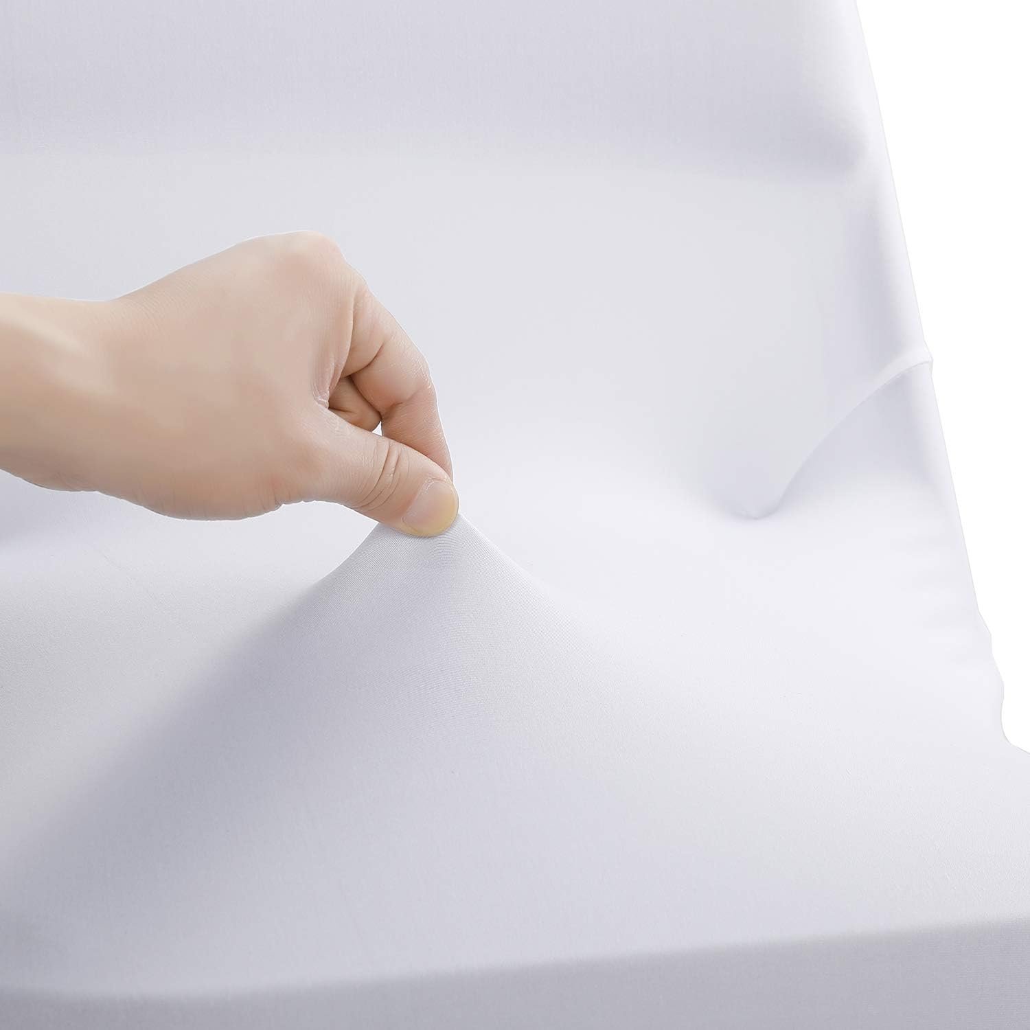 Wholesale Stretch Spandex Folding Chair Covers for Wedding Party Dining Banquet Events White 12pcs Supplier Wholesale Stretch Spandex Folding Chair Covers for Wedding Party Dining Banquet Events White 12pcs Supplier