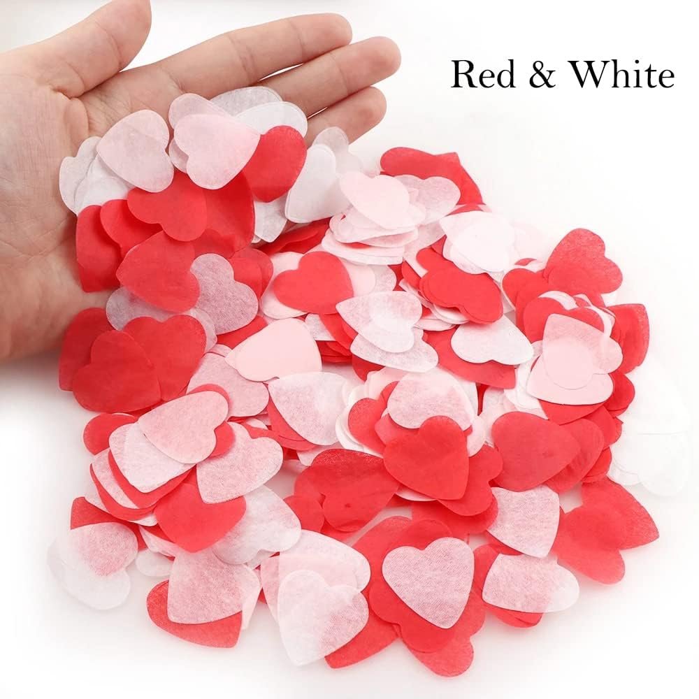 Wholesale 1 Inch White Tissue Paper Heart Confetti Biodegradable for Wedding Party Balloon Table Decor Pack of 4000 Supplier Wholesale 1 Inch White Tissue Paper Heart Confetti Biodegradable for Wedding Party Balloon Table Decor Pack of 4000 Supplier