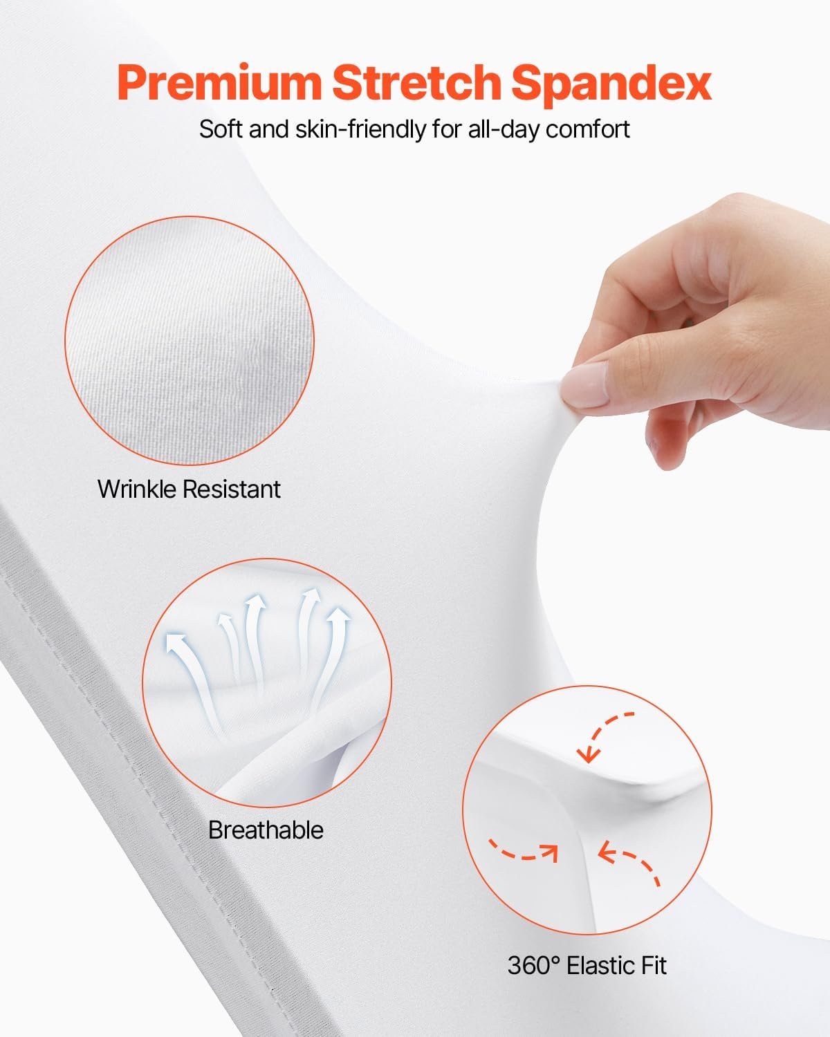 Wholesale 50 Pcs White Polyester Spandex Stretch Chair Covers Slipcovers for Wedding Party Dining Banquet Flat-Front Chairs Supplier Wholesale 50 Pcs White Polyester Spandex Stretch Chair Covers Slipcovers for Wedding Party Dining Banquet Flat-Front Chairs Supplier