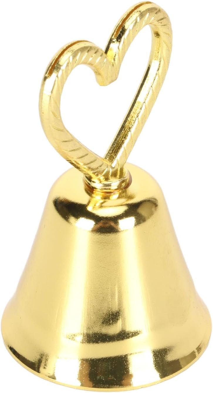 Wholesale 10pcs Elegant Silver Bell Place Card Holders Gold Kissing Bells for Restaurant Menus Weddings Parties Receptions Table Numbers Supplier