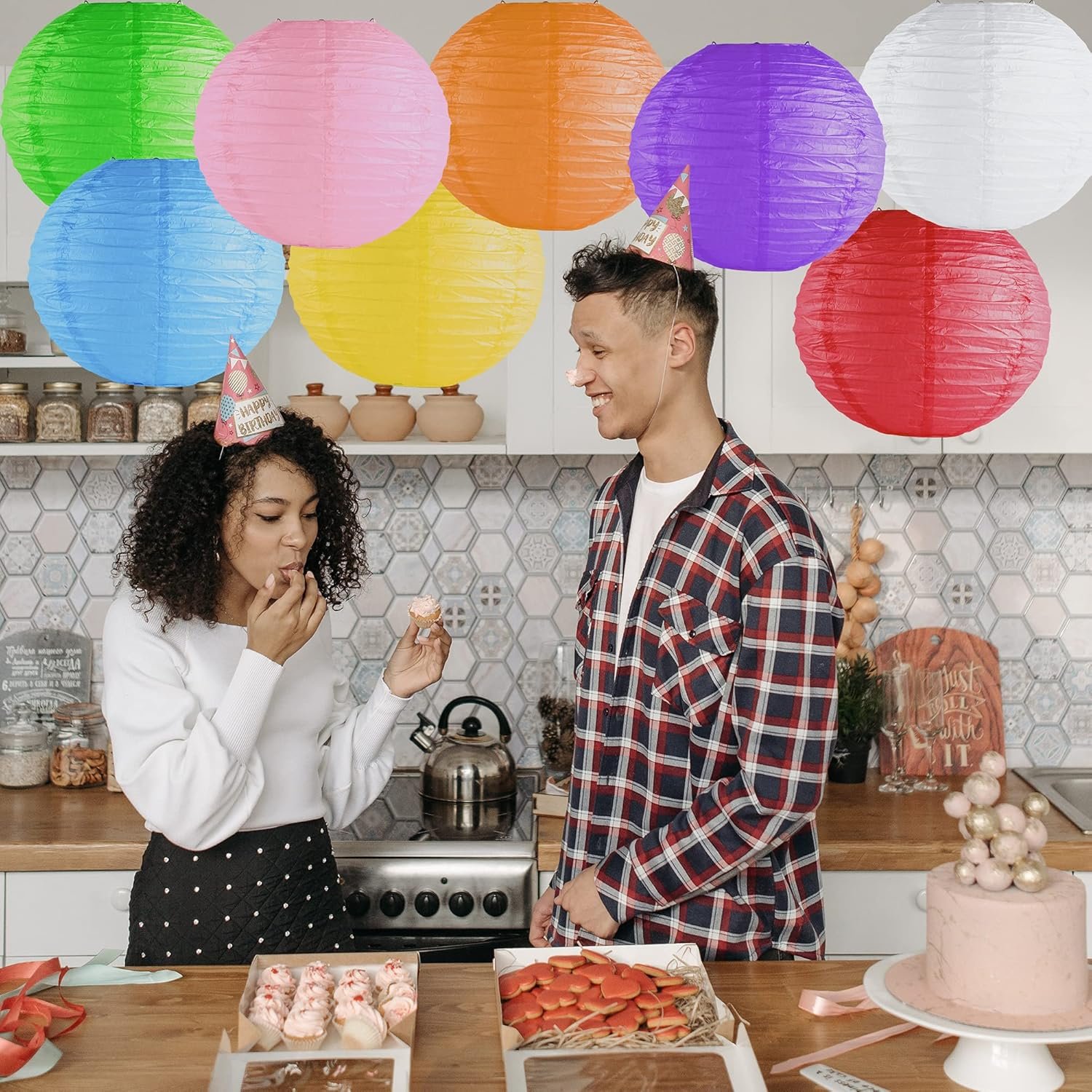 Wholesale 8 Inch Colorful Assorted Hanging Paper Lanterns Metal Frame for Home Lamps Party Event Decoration 8 Pack Supplier Wholesale 8 Inch Colorful Assorted Hanging Paper Lanterns Metal Frame for Home Lamps Party Event Decoration 8 Pack Supplier