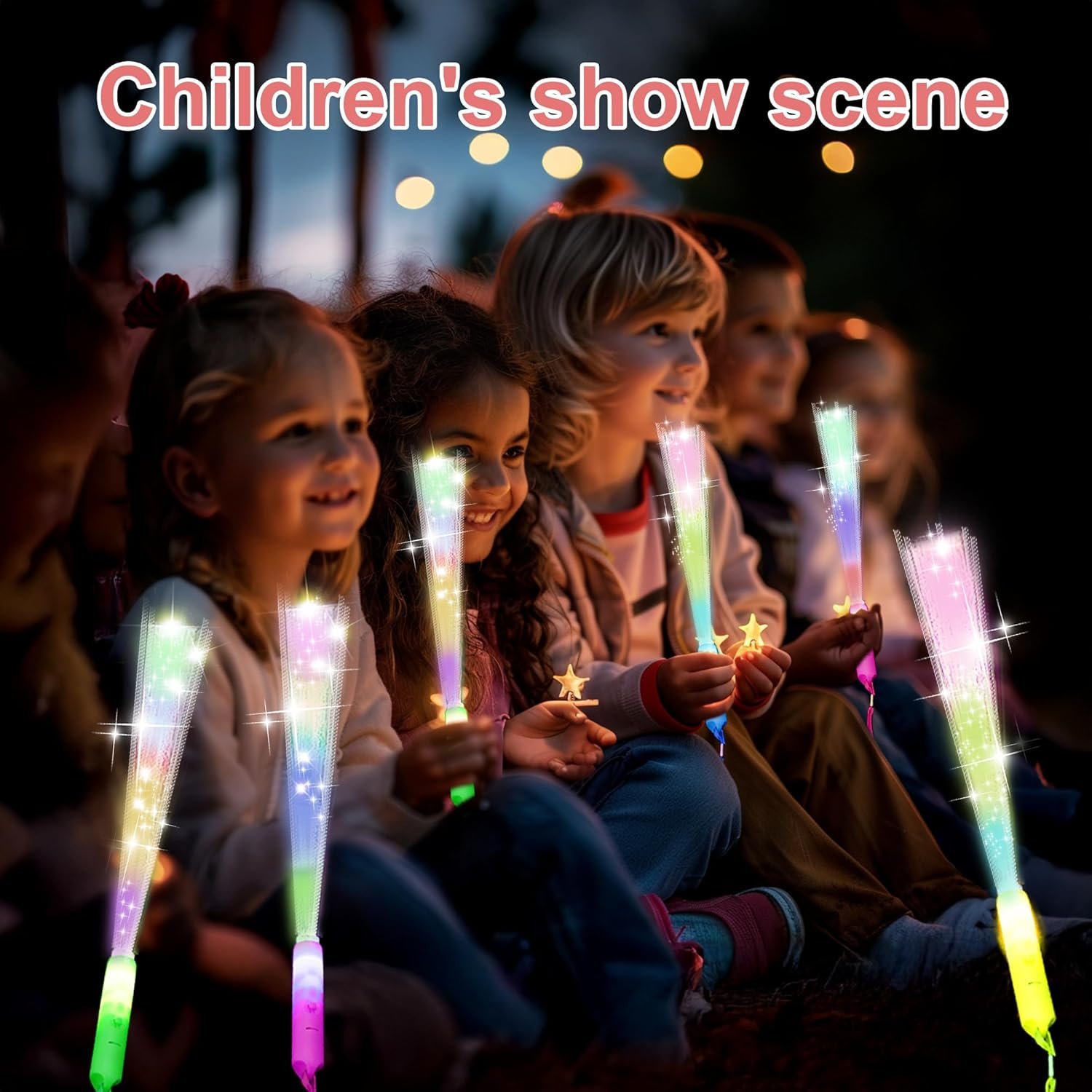 Wholesale 12 Pcs LED Fiber Optic Glow Wands Bulk Light Up Party Supplies for Weddings Neon New Year Halloween Christmas Bar DJ Supplier Wholesale 12 Pcs LED Fiber Optic Glow Wands Bulk Light Up Party Supplies for Weddings Neon New Year Halloween Christmas Bar DJ Supplier