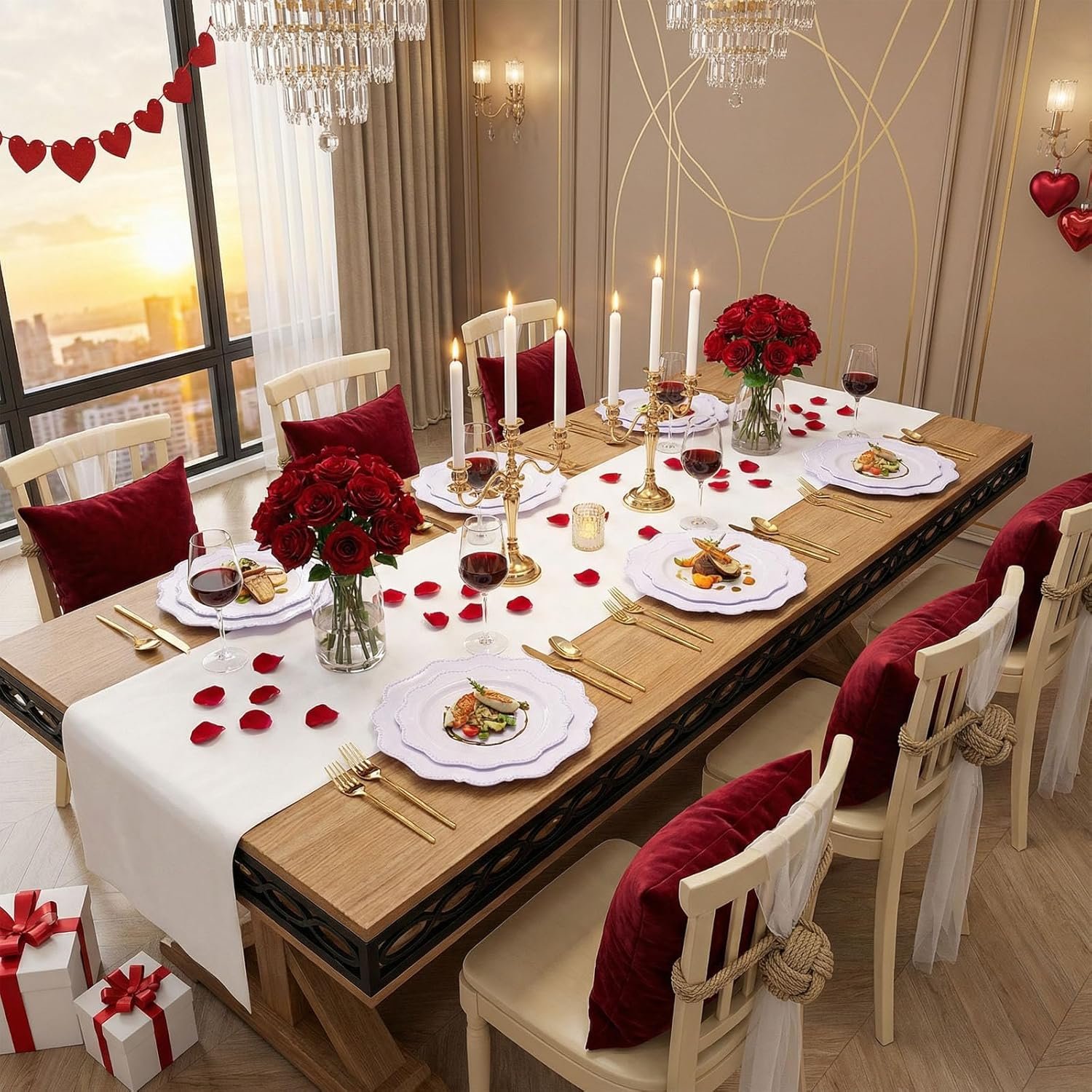 Wholesale 60PCS White Fancy Beaded Plastic Plates for Christmas 30 Guests - 30PCS 10.5 Wholesale 60PCS White Fancy Beaded Plastic Plates for Christmas 30 Guests - 30PCS 10.5