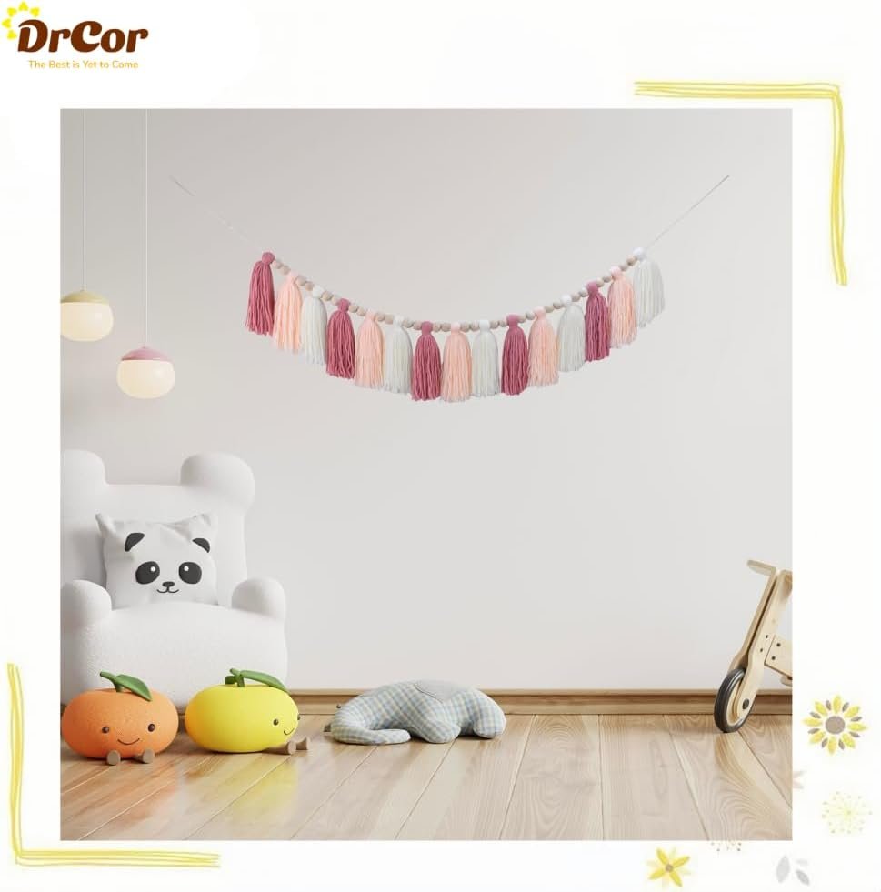 Wholesale Pastel Pink Boho Tassel Garland Blush Nursery Wall Decor Girls Bedroom Kids Room Dorm Gender Reveal Baby Shower Backdrop Bohemian Mantel Entryway Supplier Wholesale Pastel Pink Boho Tassel Garland Blush Nursery Wall Decor Girls Bedroom Kids Room Dorm Gender Reveal Baby Shower Backdrop Bohemian Mantel Entryway Supplier