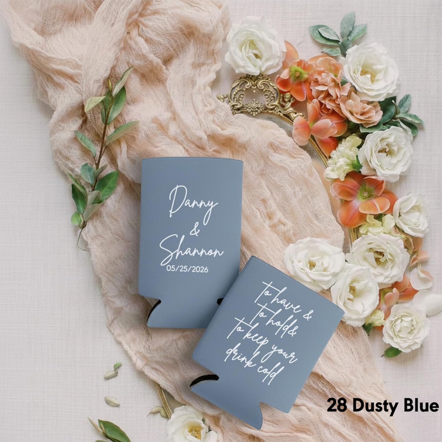 Wholesale 100 PCS Customized Wedding Can Coolers Personalized Monogram Holders Supplier Wholesale 100 PCS Customized Wedding Can Coolers Personalized Monogram Holders Supplier