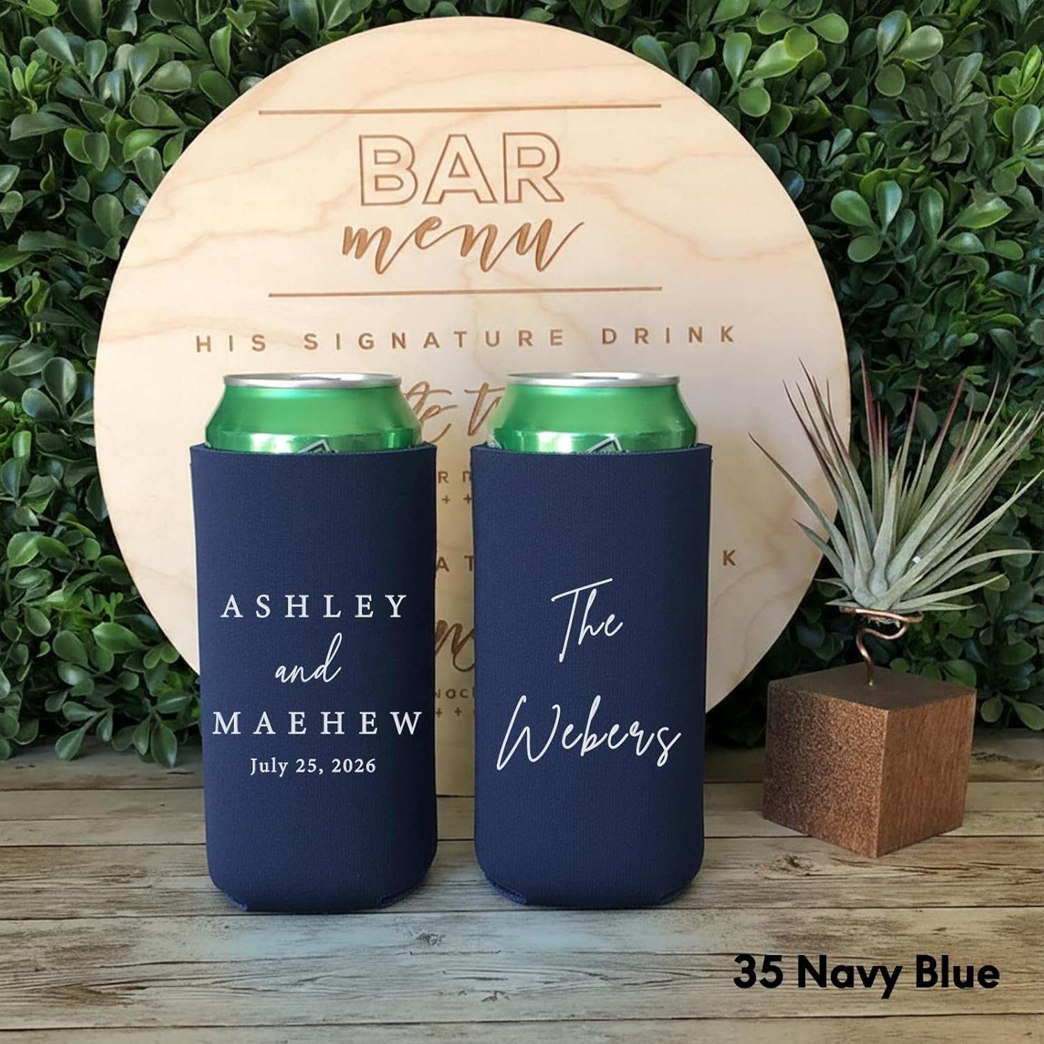 Wholesale 100 PCS Customized Wedding Can Coolers Personalized Monogram Holders Supplier Wholesale 100 PCS Customized Wedding Can Coolers Personalized Monogram Holders Supplier