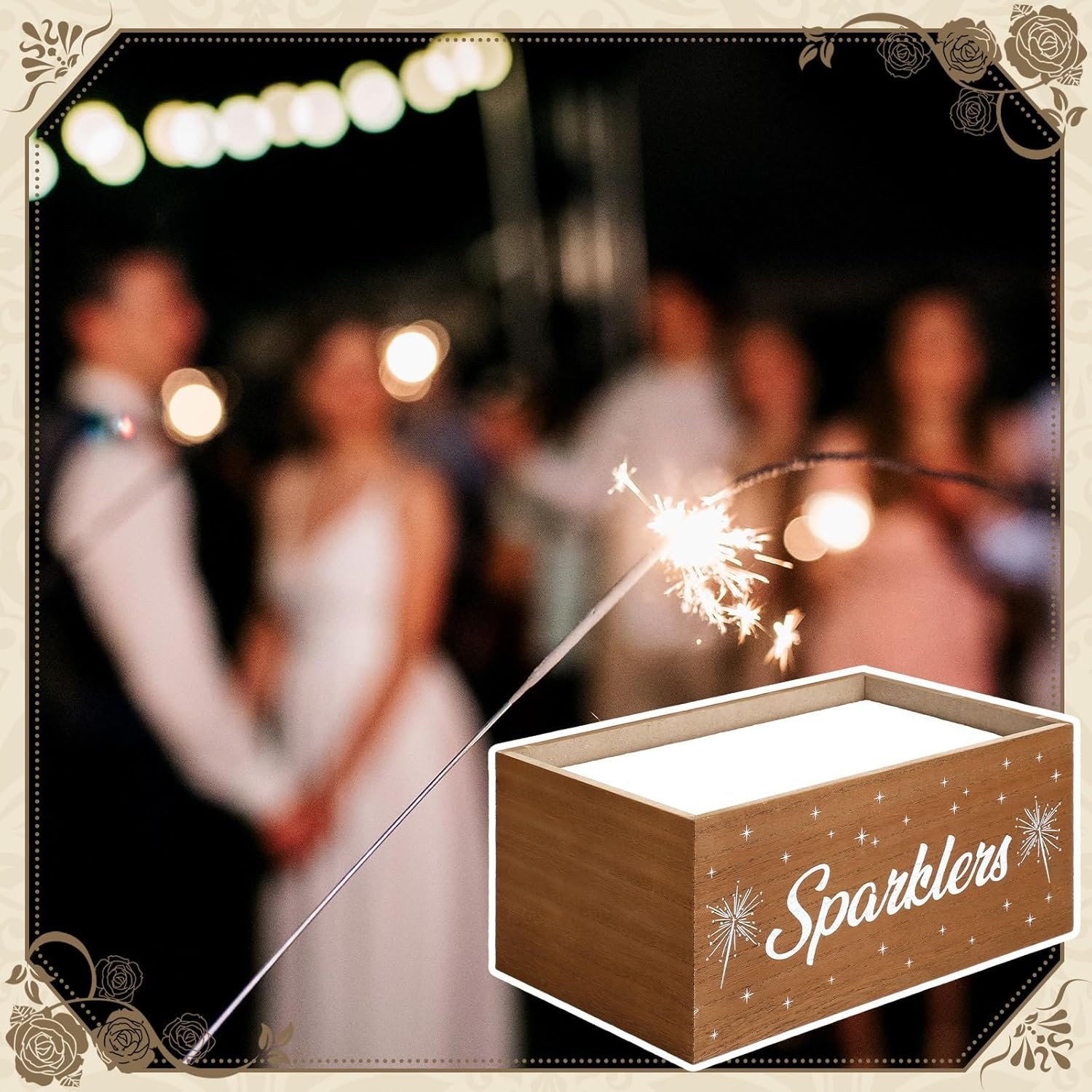 Wholesale Wedding Sparkler Holder Box for Anniversary Bridal Shower Party Supplies Excludes Sparklers 13 x 5.9 x 7.9 Inches Supplier Wholesale Wedding Sparkler Holder Box for Anniversary Bridal Shower Party Supplies Excludes Sparklers 13 x 5.9 x 7.9 Inches Supplier