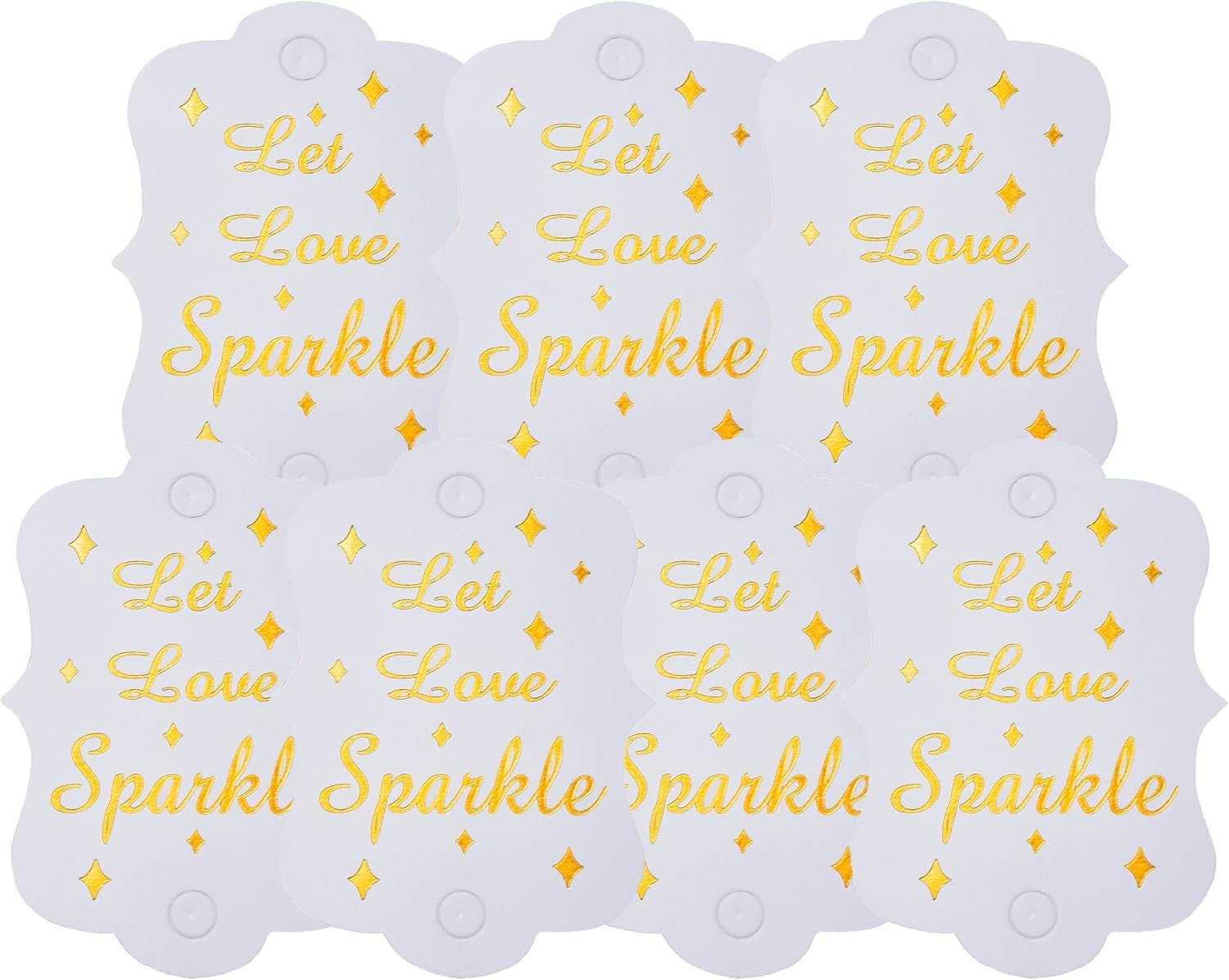 Wholesale 100 Pack Gold Foil Wedding Send Off Favor Exit Tags Supplier Wholesale 100 Pack Gold Foil Wedding Send Off Favor Exit Tags Supplier