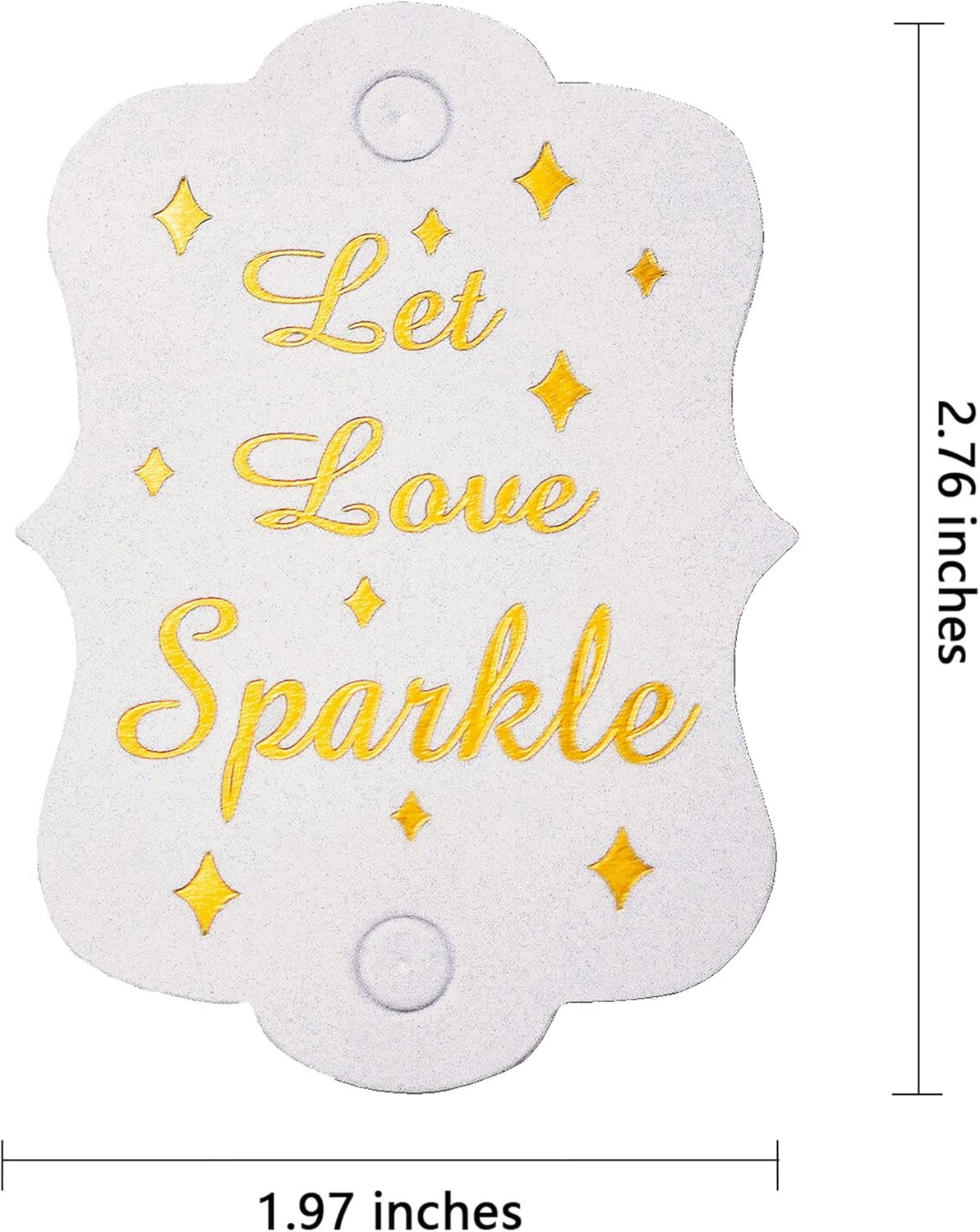 Wholesale 100 Pack Gold Foil Wedding Send Off Favor Exit Tags Supplier Wholesale 100 Pack Gold Foil Wedding Send Off Favor Exit Tags Supplier