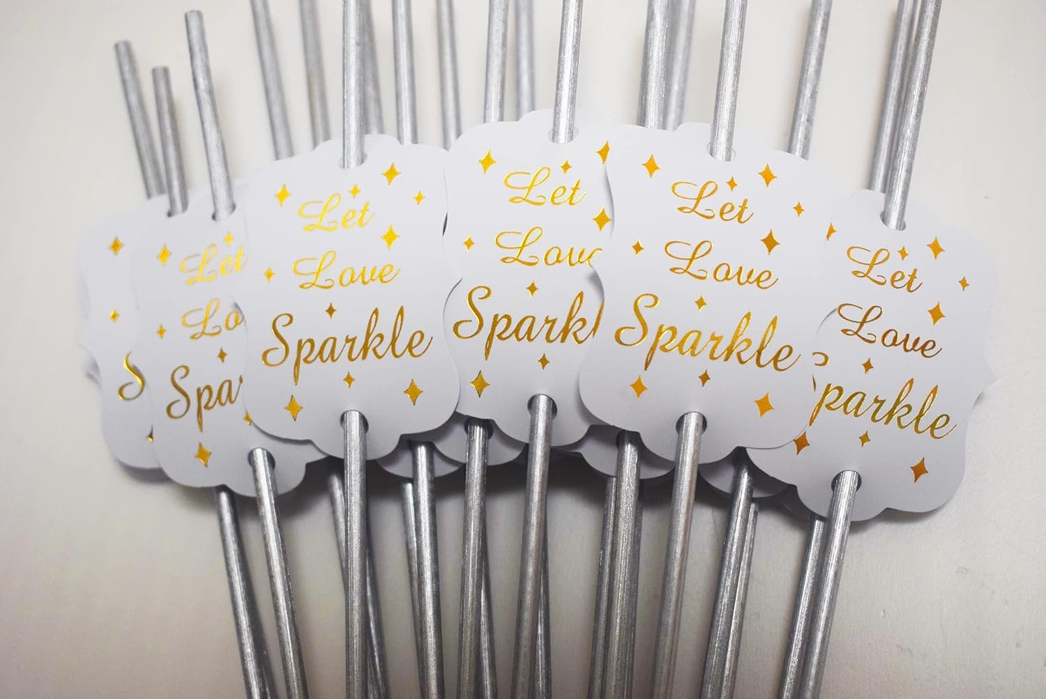Wholesale 100 Pack Gold Foil Wedding Send Off Favor Exit Tags Supplier Wholesale 100 Pack Gold Foil Wedding Send Off Favor Exit Tags Supplier