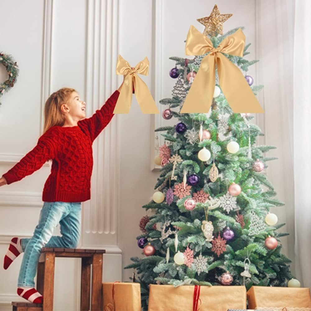 Wholesale 4 Inch x 22 Yards Wide Gold Satin Ribbon Solid Fabric for Cutting Ceremony Kit Grand Opening Chair Sash Table Hair Car Bows Sewing Craft Gift Wrapping Wedding Party Decoration Supplier