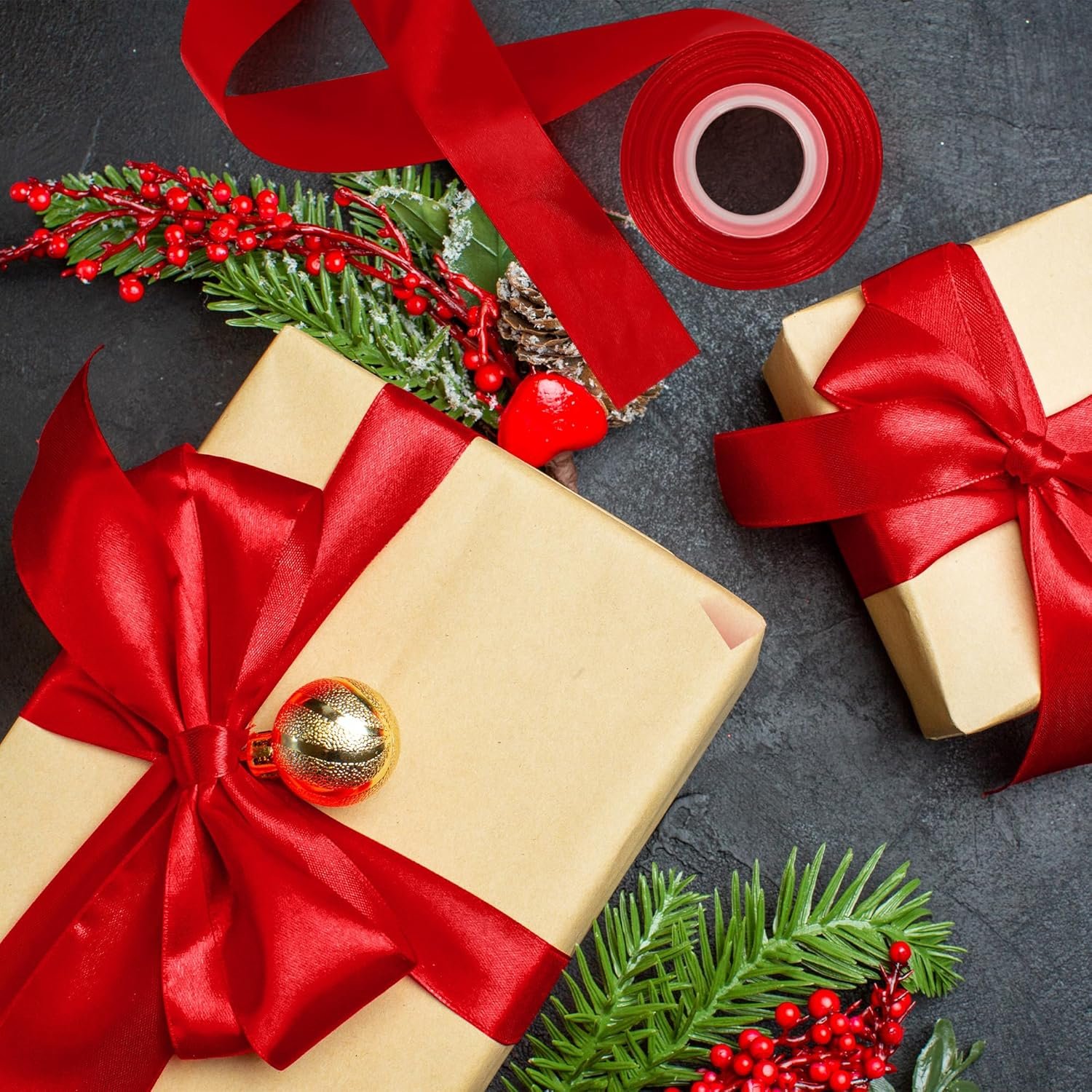 Wholesale 1 1/2 Inch Red Polyester Satin Ribbon 30 Yards for Gift Wrapping Wedding Valentines Day Decorations DIY Bows Bouquets Floral Arrangements Supplier Wholesale 1 1/2 Inch Red Polyester Satin Ribbon 30 Yards for Gift Wrapping Wedding Valentines Day Decorations DIY Bows Bouquets Floral Arrangements Supplier