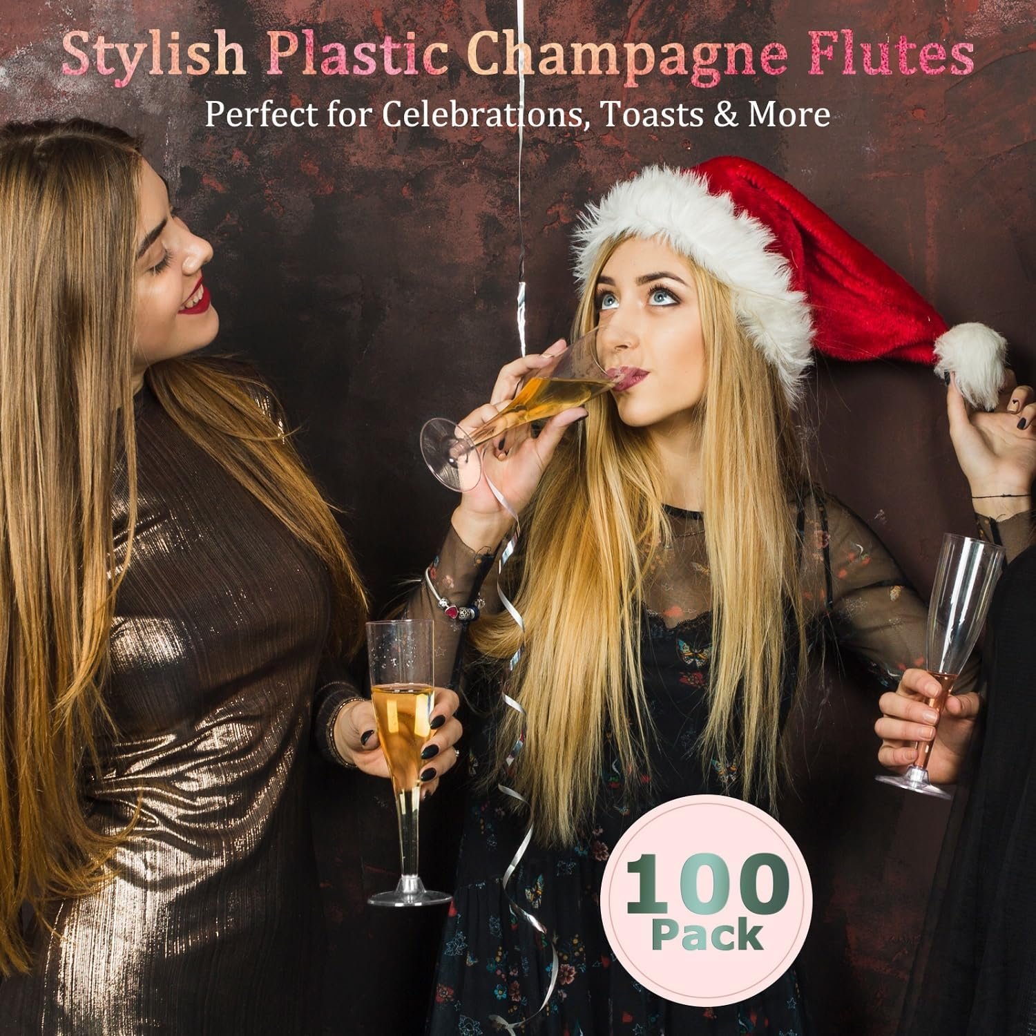 Wholesale 100 Pack 4.5 Oz Disposable Plastic Champagne Flutes Clear Mimosa Toasting Glasses Bulk Cocktail Cups for Wedding Party Supplies Supplier Wholesale 100 Pack 4.5 Oz Disposable Plastic Champagne Flutes Clear Mimosa Toasting Glasses Bulk Cocktail Cups for Wedding Party Supplies Supplier