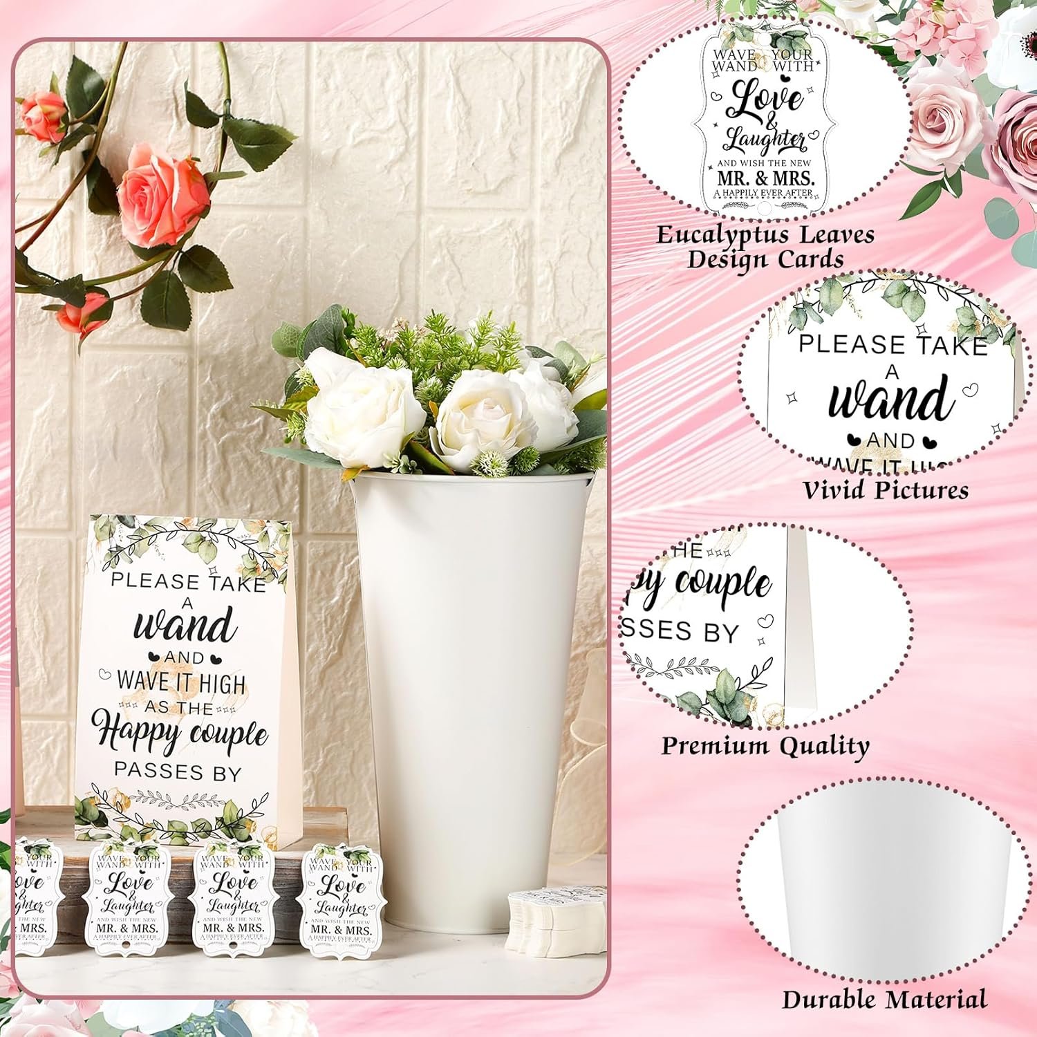 Wholesale 102 Pieces Wedding Tag and Holder Set Includes 100 Tags 1 Galvanized Metal Bucket with Handle 1 Wedding Card Table Decor for Anniversary Bridal Shower White Supplier Wholesale 102 Pieces Wedding Tag and Holder Set Includes 100 Tags 1 Galvanized Metal Bucket with Handle 1 Wedding Card Table Decor for Anniversary Bridal Shower White Supplier