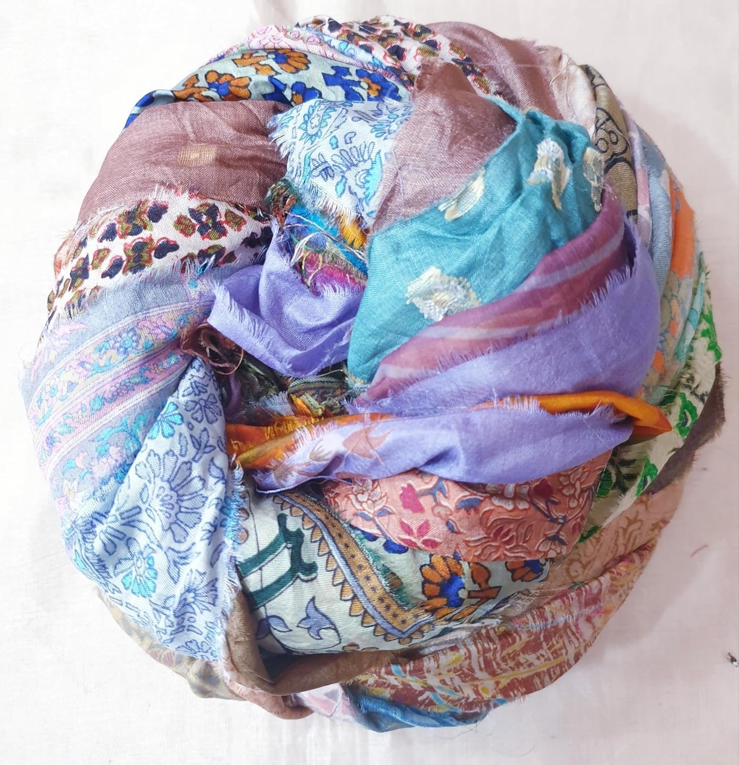 Wholesale 42 Yards Unstitched Sari Silk Yarn Ribbon Tassels Skeins Muted Dull Shades for Journal Scrapbook Craft Project Decor Supplier Wholesale 42 Yards Unstitched Sari Silk Yarn Ribbon Tassels Skeins Muted Dull Shades for Journal Scrapbook Craft Project Decor Supplier