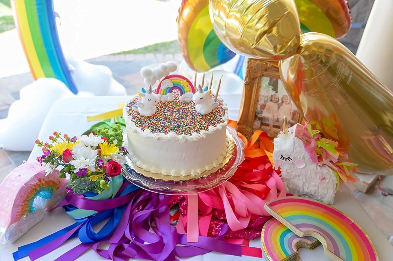 Wholesale Handmade Preassembled Colorful Ribbon Tassel Party Garland Fabric Shabby Chic Banner Hanging Decoration for Wedding Bachelorette Baby Shower Birthday 40 Inches(L) X 14 Inches(H) Supplier