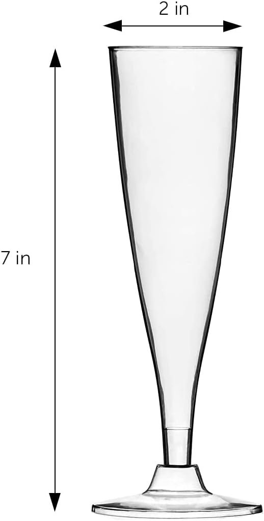 Wholesale 5 Oz Plastic Champagne Flutes Pack of 24 BPA Free Stackable Reusable Disposable Stemmed Cups for Outdoor Parties Weddings Hosting Supplier Wholesale 5 Oz Plastic Champagne Flutes Pack of 24 BPA Free Stackable Reusable Disposable Stemmed Cups for Outdoor Parties Weddings Hosting Supplier