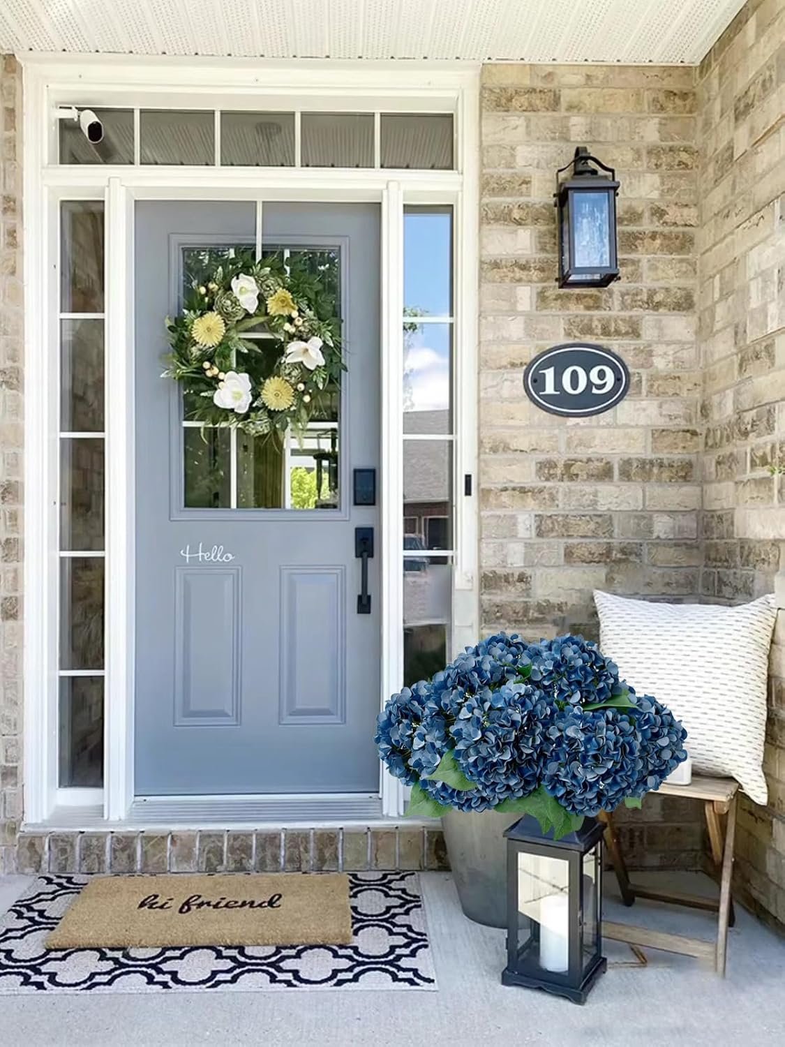 Wholesale 5 Pcs Dark Blue Silk Artificial Hydrangeas Boho Dried Touch 20'' Faux Flowers for Fall Indoor Home Decor Wedding Arrangements Supplier Wholesale 5 Pcs Dark Blue Silk Artificial Hydrangeas Boho Dried Touch 20'' Faux Flowers for Fall Indoor Home Decor Wedding Arrangements Supplier