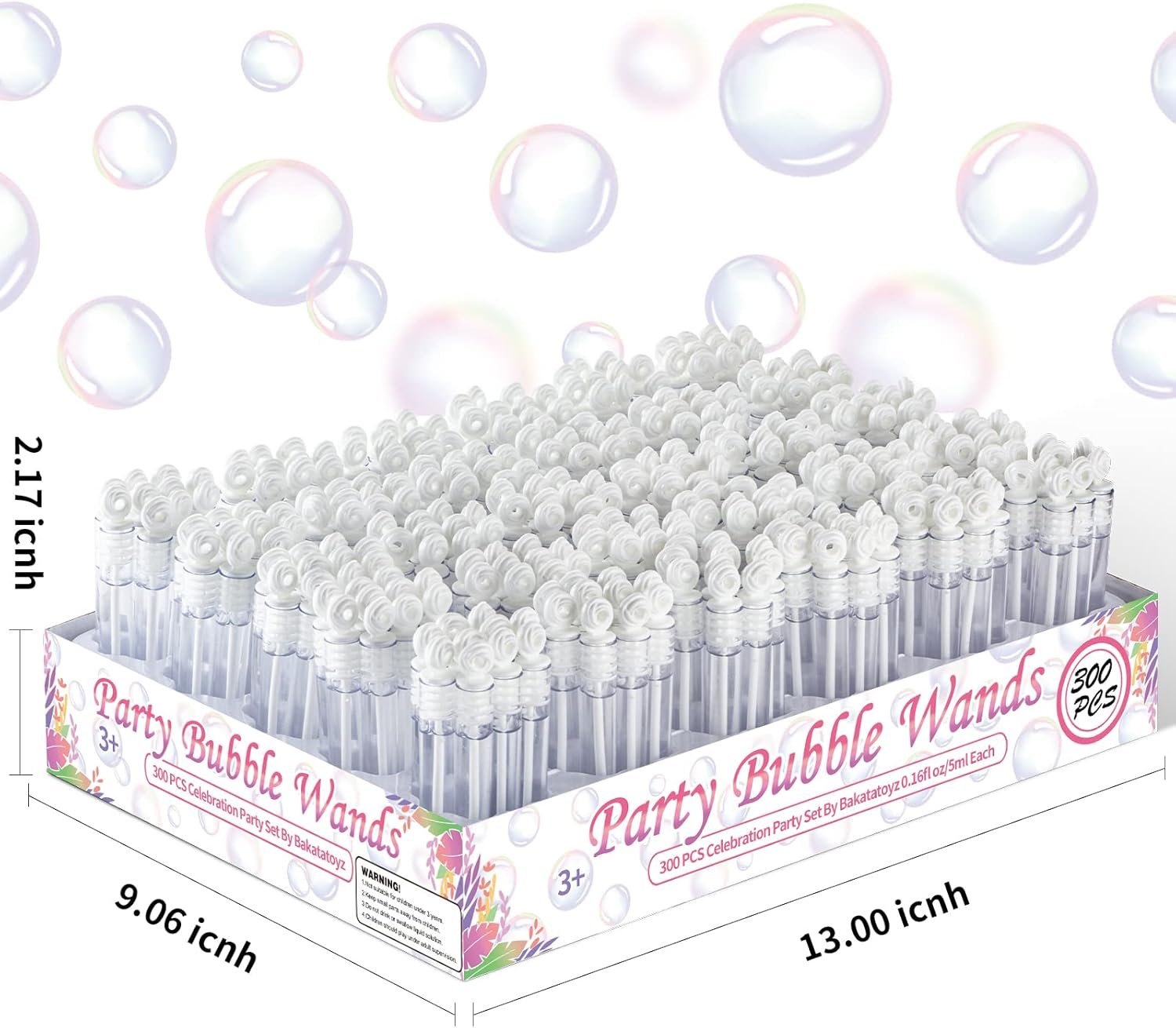 Wholesale 300 Pack Mini White Bubble Wands Party Favors Bulk Bubble Sticks for Weddings Receptions Anniversary Celebrations Valentine's Day Engagements Parties Couples Gifts Supplier