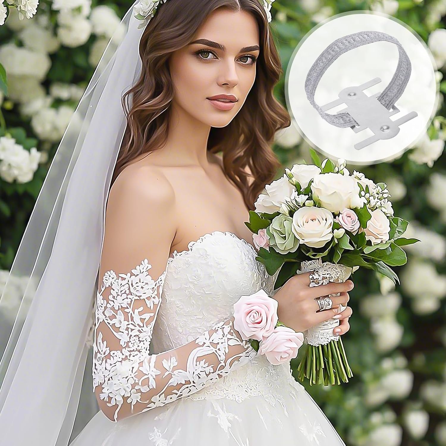 Wholesale 14pcs Silver Elastic Stretch Wrist Corsage Bands Bracelets for Wedding Party Prom Bride Shower Anniversary DIY Handmade Accessories Supplier Wholesale 14pcs Silver Elastic Stretch Wrist Corsage Bands Bracelets for Wedding Party Prom Bride Shower Anniversary DIY Handmade Accessories Supplier