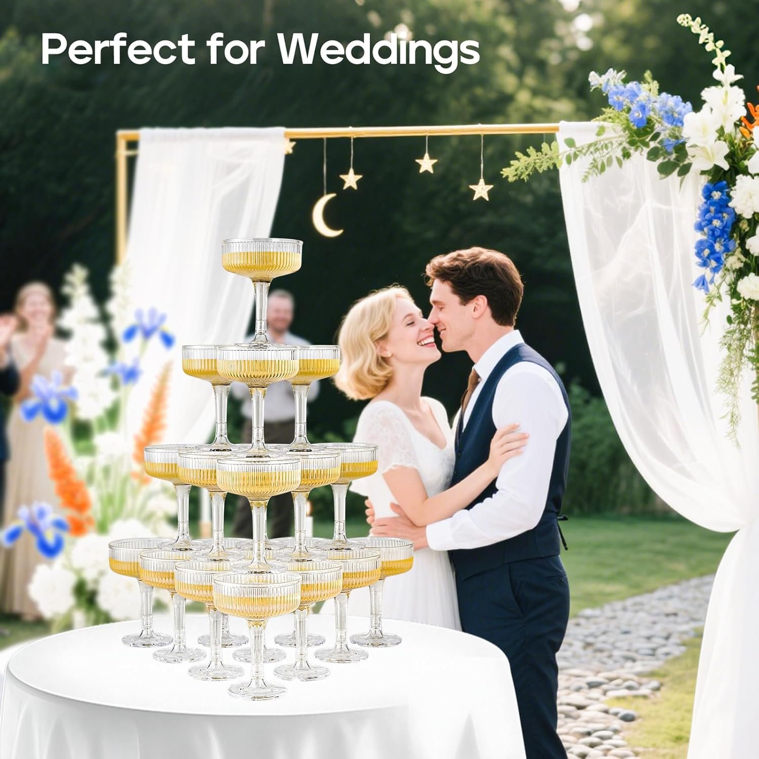 Wholesale 20 Pack 7oz Unbreakable Clear Plastic Champagne Coupe Tower Acrylic Cocktail Martini Glasses for Wedding Birthday Party Bar Supplier Wholesale 20 Pack 7oz Unbreakable Clear Plastic Champagne Coupe Tower Acrylic Cocktail Martini Glasses for Wedding Birthday Party Bar Supplier