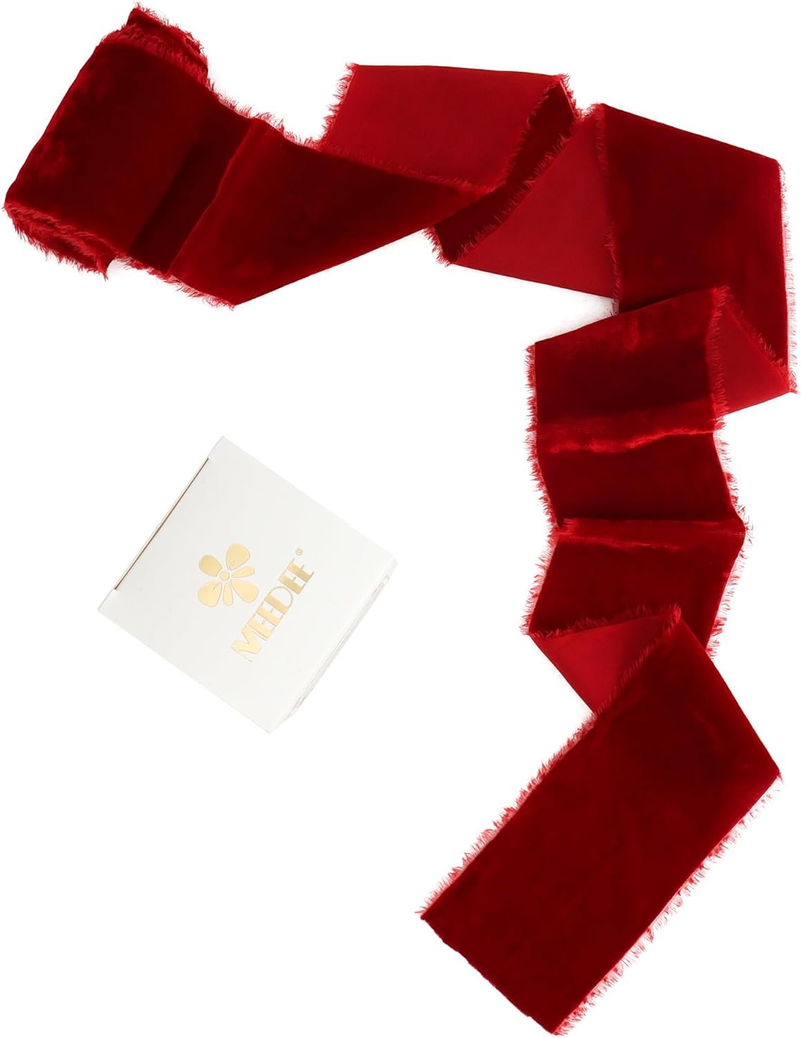 Wholesale 3 Inch Red Fringe Raw Edge Silk Velvet Ribbon for Wreaths Flower Bouquet Photography Dress Sash Baby Shower Wedding Decor 3 Yards Supplier Wholesale 3 Inch Red Fringe Raw Edge Silk Velvet Ribbon for Wreaths Flower Bouquet Photography Dress Sash Baby Shower Wedding Decor 3 Yards Supplier