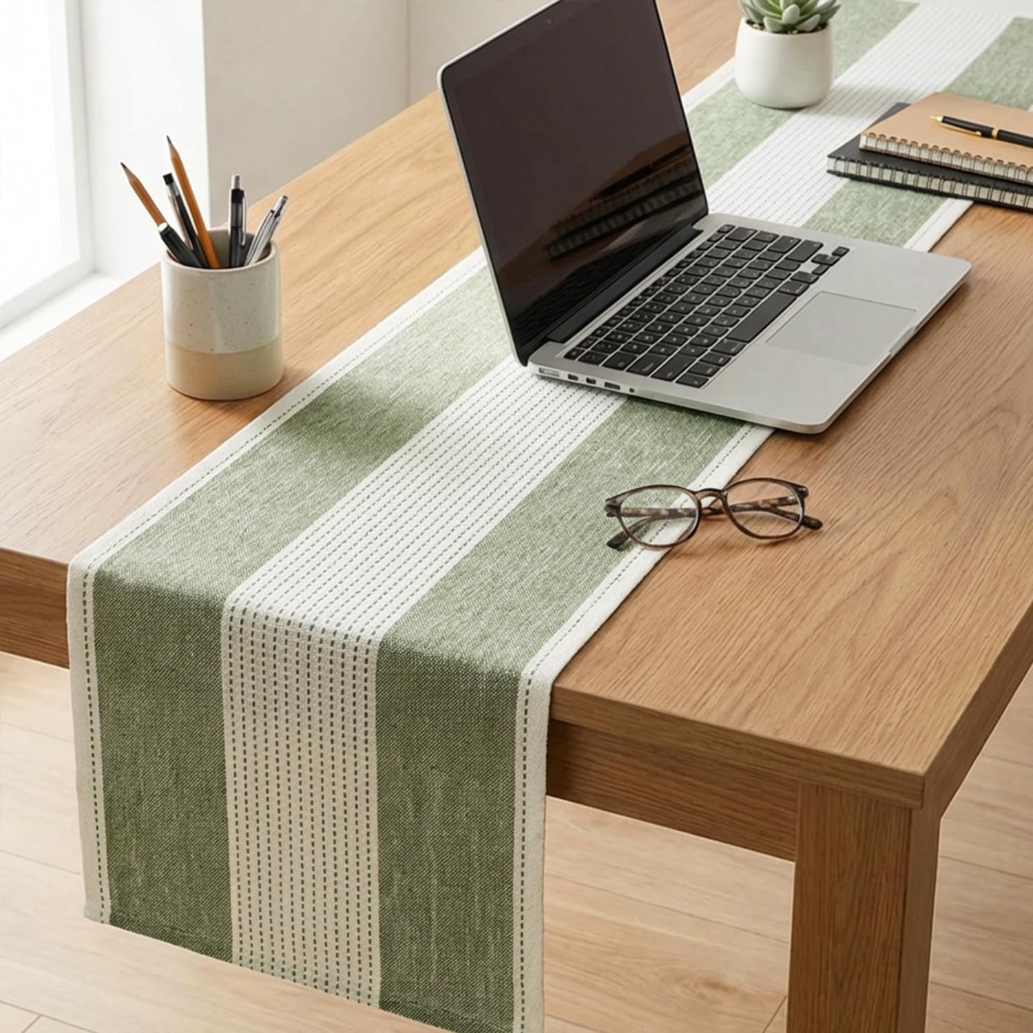 Wholesale 13x72 Inch Sage Green Farmhouse Rustic Table Runner Seasonal Fabric Kitchen Dining Holiday Wedding Decor for Home Party Indoor Supplier Wholesale 13x72 Inch Sage Green Farmhouse Rustic Table Runner Seasonal Fabric Kitchen Dining Holiday Wedding Decor for Home Party Indoor Supplier