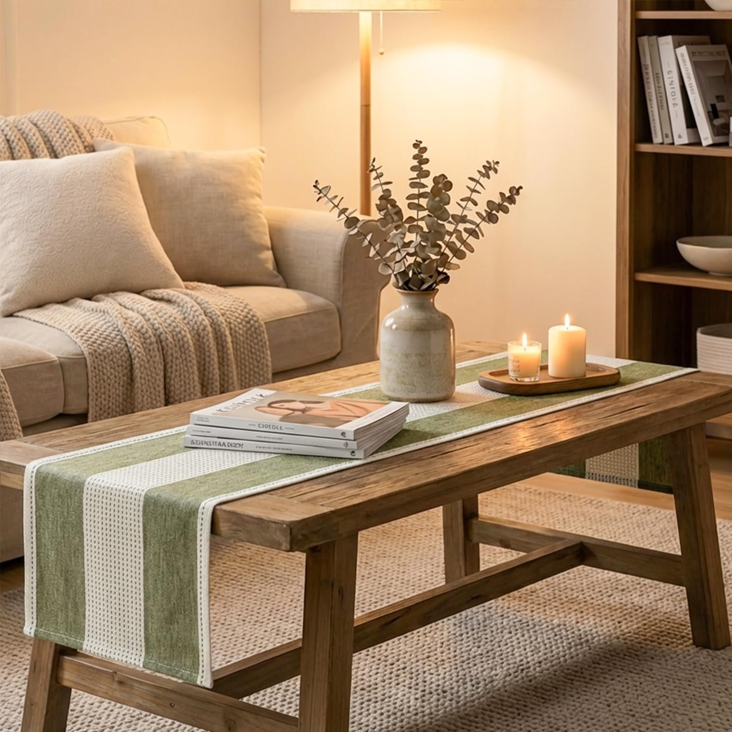 Wholesale 13x72 Inch Sage Green Farmhouse Rustic Table Runner Seasonal Fabric Kitchen Dining Holiday Wedding Decor for Home Party Indoor Supplier Wholesale 13x72 Inch Sage Green Farmhouse Rustic Table Runner Seasonal Fabric Kitchen Dining Holiday Wedding Decor for Home Party Indoor Supplier