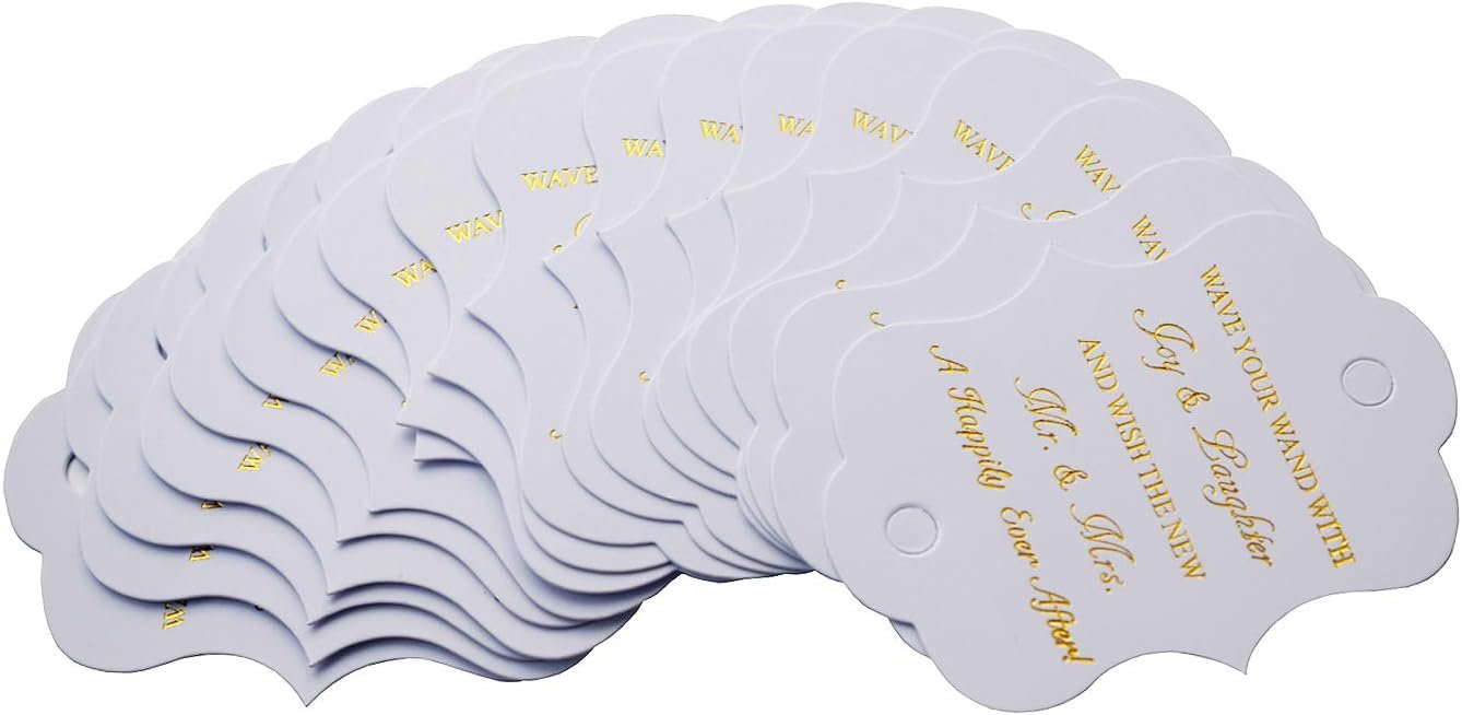 Wholesale 100 Pack Wedding Ribbon Wand Favor Tags Send Off Exit Wand Tags Supplier Wholesale 100 Pack Wedding Ribbon Wand Favor Tags Send Off Exit Wand Tags Supplier