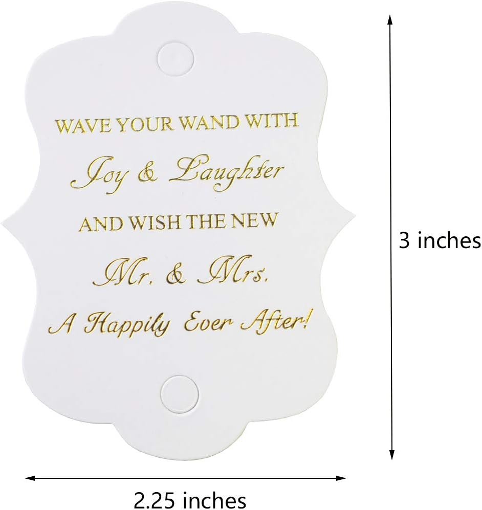 Wholesale 100 Pack Wedding Ribbon Wand Favor Tags Send Off Exit Wand Tags Supplier Wholesale 100 Pack Wedding Ribbon Wand Favor Tags Send Off Exit Wand Tags Supplier