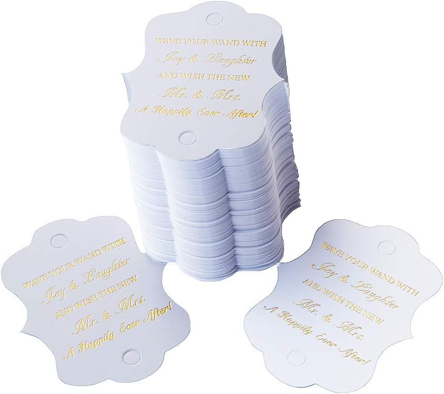Wholesale 100 Pack Wedding Ribbon Wand Favor Tags Send Off Exit Wand Tags Supplier Wholesale 100 Pack Wedding Ribbon Wand Favor Tags Send Off Exit Wand Tags Supplier