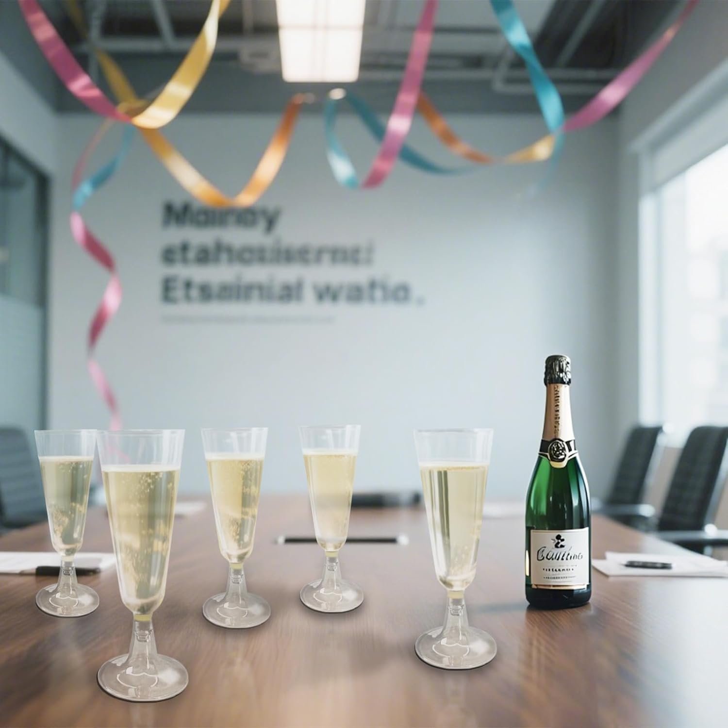 Wholesale 25 Pack Disposable Plastic Champagne Flutes Clear Stemless Glasses for Shots Cocktails Martinis Wine Parties Supplier