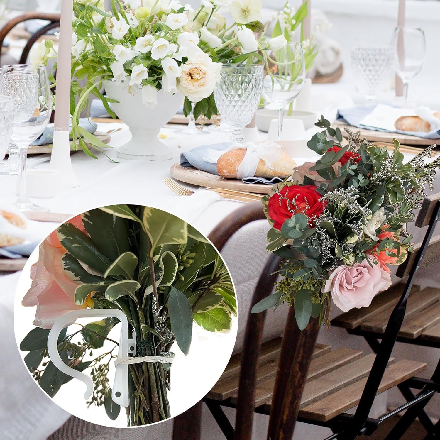 Wholesale Heavy Duty Wedding Pew Clips 12 Pack Church Ceremony Decoration Hangers for Bows Flowers Garland Lights Chairs Tables Banister Railings Tablecloth Clips Supplier Wholesale Heavy Duty Wedding Pew Clips 12 Pack Church Ceremony Decoration Hangers for Bows Flowers Garland Lights Chairs Tables Banister Railings Tablecloth Clips Supplier