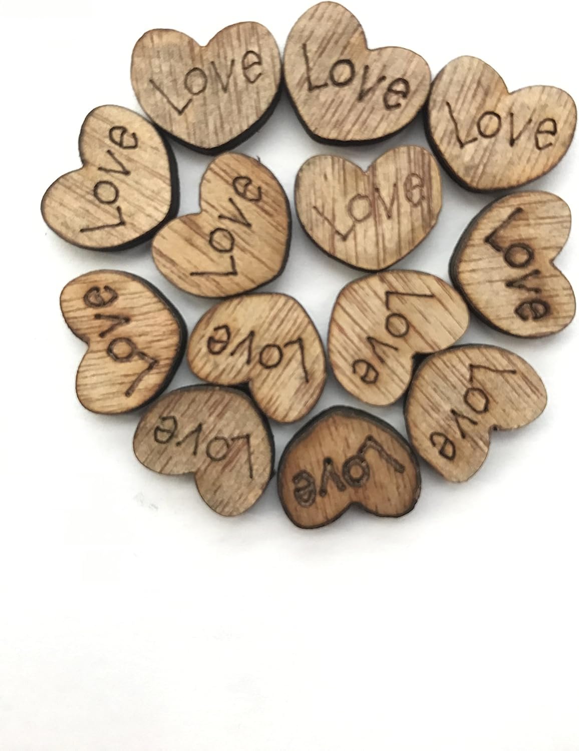 Wholesale 200pcs Rustic Wooden Love Heart Wedding Table Scatter Decoration Crafts Children's DIY Manual Patch Supplier Wholesale 200pcs Rustic Wooden Love Heart Wedding Table Scatter Decoration Crafts Children's DIY Manual Patch Supplier