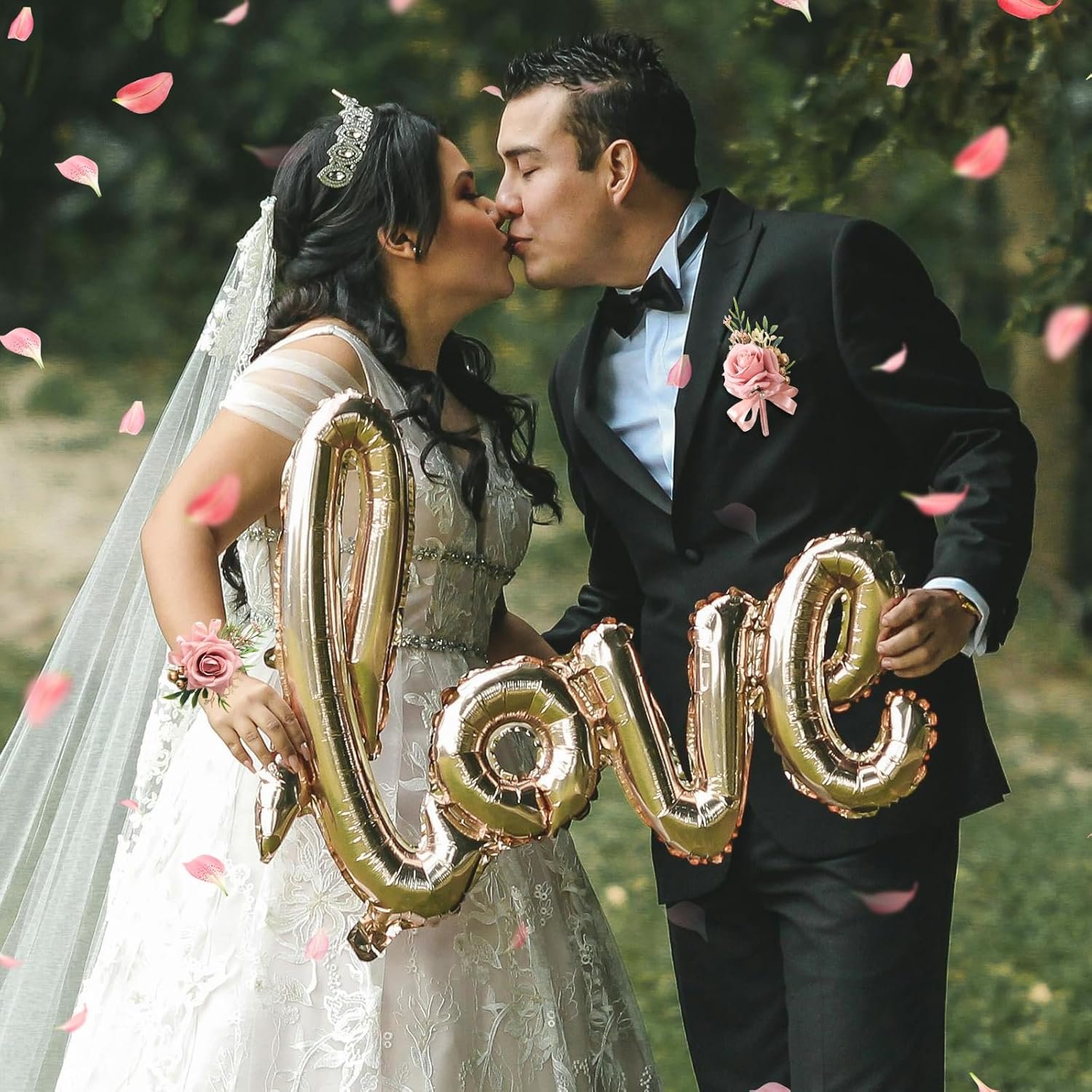 Wholesale 2 Pcs Pink Rose Artificial Flower Corsage and Boutonniere Set for Wedding Prom Party Accessories Supplier