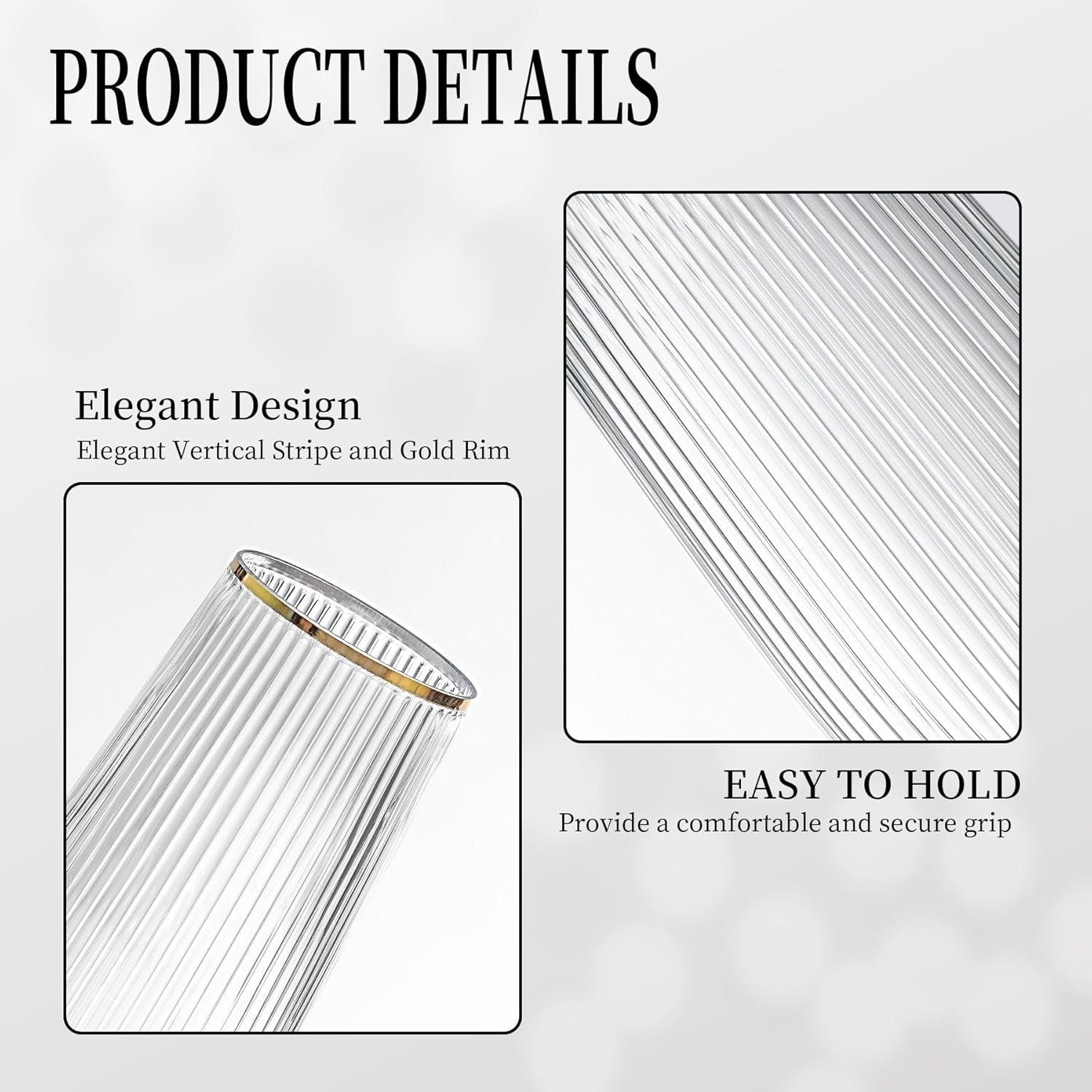 Wholesale 36pcs 9oz BPA-free Disposable Plastic Champagne Flutes with Gold Rim Stemless Ribbed Ripple Design for Weddings Parties Bars Events Durable Supplier Wholesale 36pcs 9oz BPA-free Disposable Plastic Champagne Flutes with Gold Rim Stemless Ribbed Ripple Design for Weddings Parties Bars Events Durable Supplier