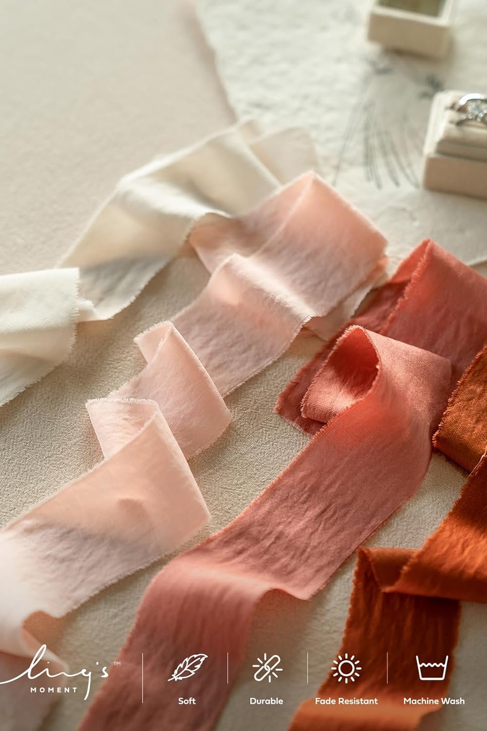 Wholesale 1.6 Yd Rust Satin Handmade Silk Fabric Ribbon for Gift Wrapping Wedding Floral Bouquets Party Decoration Baby Shower Holiday Decor Supplier Wholesale 1.6 Yd Rust Satin Handmade Silk Fabric Ribbon for Gift Wrapping Wedding Floral Bouquets Party Decoration Baby Shower Holiday Decor Supplier