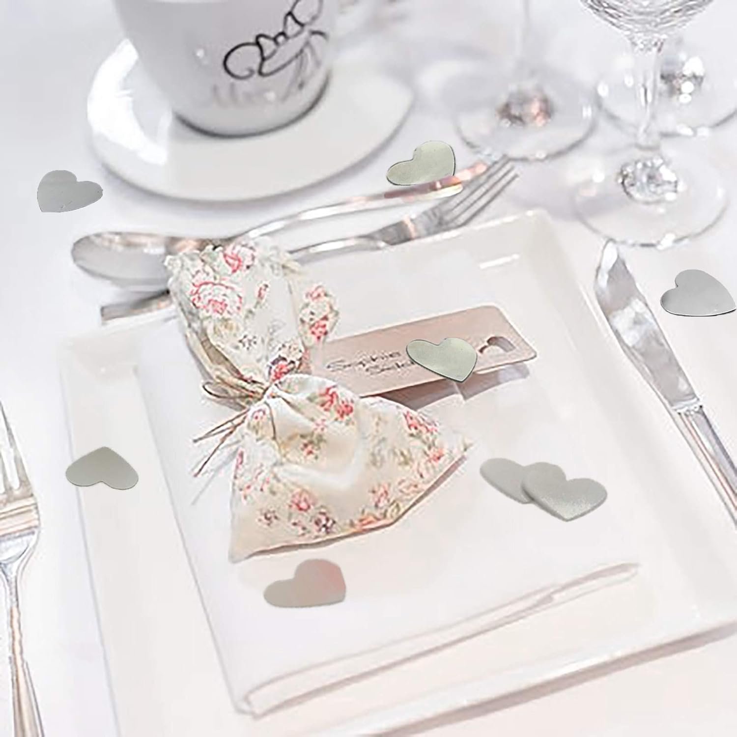 Wholesale Silver Heart Metallic Foil Confetti for Valentine's Day Wedding Birthday Baby Bridal Shower Festival Party Table Decorations Supplier Wholesale Silver Heart Metallic Foil Confetti for Valentine's Day Wedding Birthday Baby Bridal Shower Festival Party Table Decorations Supplier