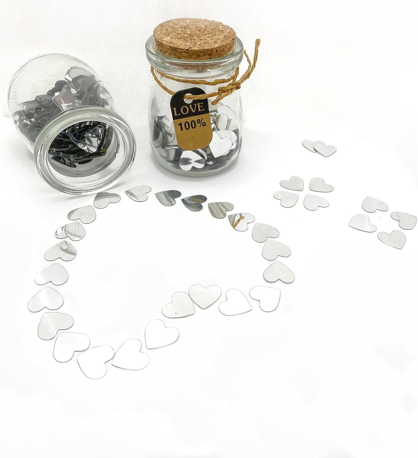 Wholesale Silver Heart Metallic Foil Confetti for Valentine's Day Wedding Birthday Baby Bridal Shower Festival Party Table Decorations Supplier Wholesale Silver Heart Metallic Foil Confetti for Valentine's Day Wedding Birthday Baby Bridal Shower Festival Party Table Decorations Supplier