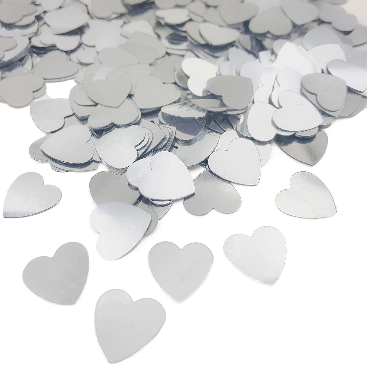 Wholesale Silver Heart Metallic Foil Confetti for Valentine's Day Wedding Birthday Baby Bridal Shower Festival Party Table Decorations Supplier Wholesale Silver Heart Metallic Foil Confetti for Valentine's Day Wedding Birthday Baby Bridal Shower Festival Party Table Decorations Supplier
