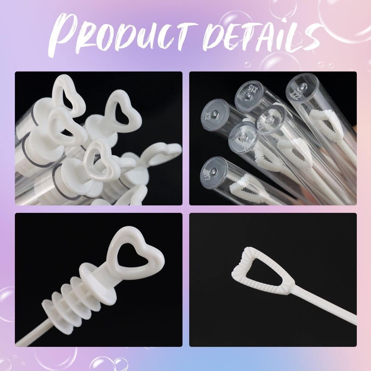 Wholesale 50 PCS White Heart Bubble Wand Stick Tube Without Bubble Liquid Wedding Party Favors for Anniversaries Valentines Day Festivals Supplier Wholesale 50 PCS White Heart Bubble Wand Stick Tube Without Bubble Liquid Wedding Party Favors for Anniversaries Valentines Day Festivals Supplier