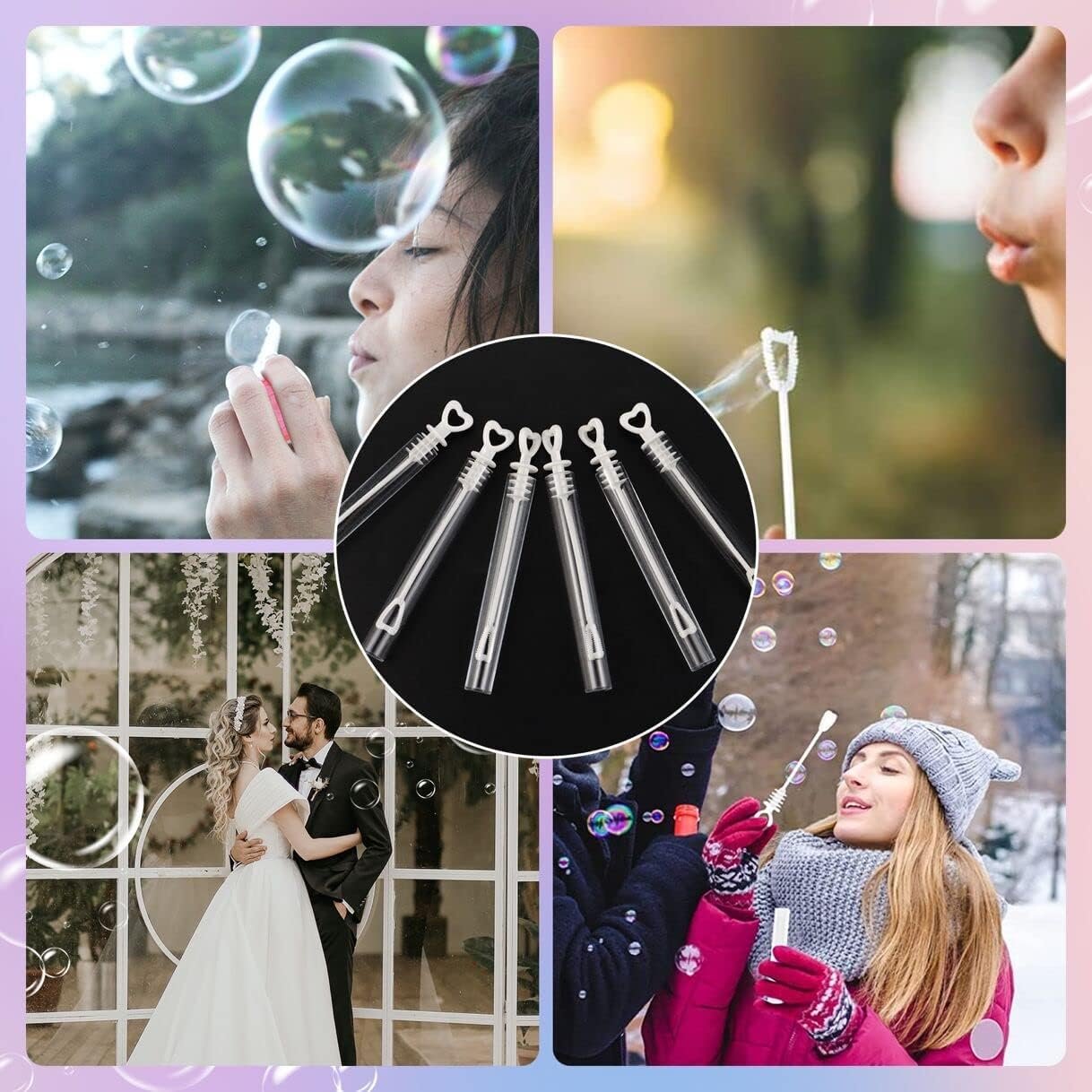 Wholesale 50 PCS White Heart Bubble Wand Stick Tube Without Bubble Liquid Wedding Party Favors for Anniversaries Valentines Day Festivals Supplier Wholesale 50 PCS White Heart Bubble Wand Stick Tube Without Bubble Liquid Wedding Party Favors for Anniversaries Valentines Day Festivals Supplier