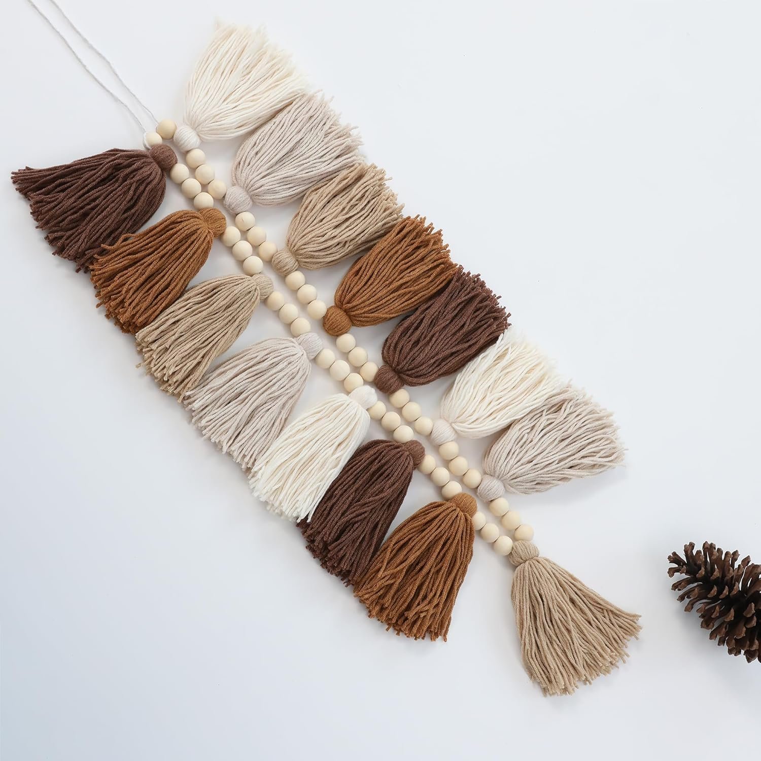 Wholesale Boho Tassel Garland Terracotta Rainbow Western Banner Wall Hanging for Dorm Room Classroom Nursery Kids Bedroom Decor Supplier