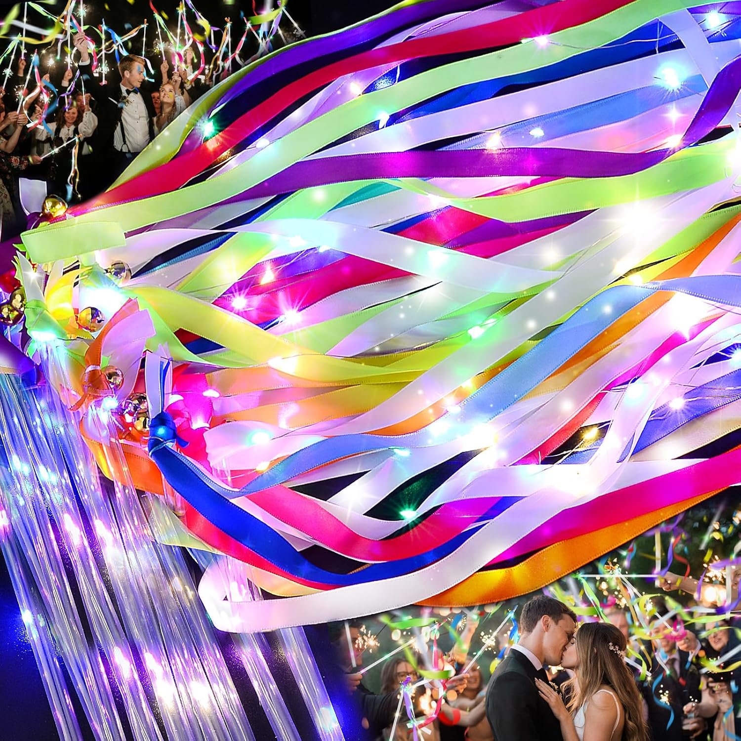 Wholesale 100 PCS LED Light Up Fairy Wands with Bells and 3 Flashing Modes for Weddings New Year Raves Concerts Birthdays Parties Supplier Wholesale 100 PCS LED Light Up Fairy Wands with Bells and 3 Flashing Modes for Weddings New Year Raves Concerts Birthdays Parties Supplier