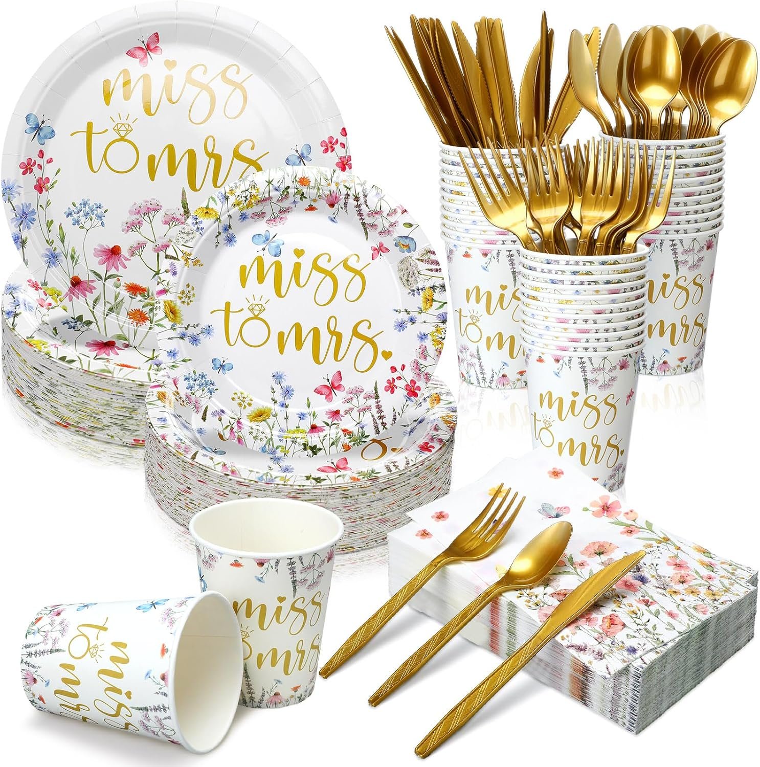 Wholesale 400 Pcs Miss to Mrs Plates and Napkins Sets Bridal Shower Disposable Dinnerware Wedding Party Supplies Spring Plates Baby Shower Decorations Supplier Wholesale 400 Pcs Miss to Mrs Plates and Napkins Sets Bridal Shower Disposable Dinnerware Wedding Party Supplies Spring Plates Baby Shower Decorations Supplier