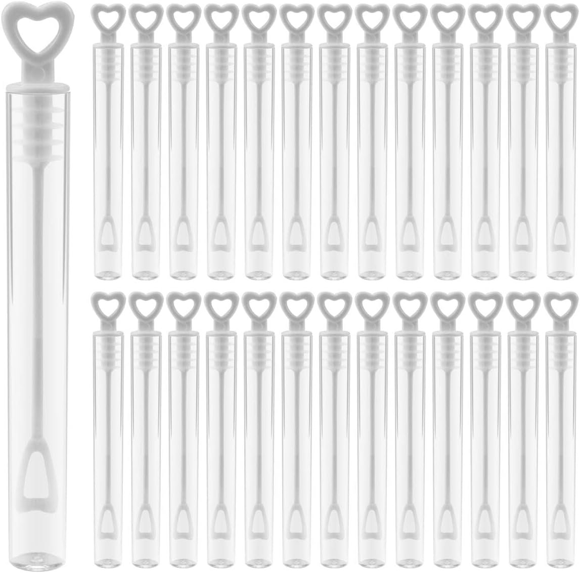 Wholesale 50 PCS White Heart Bubble Wand Stick Tube Without Bubble Liquid Wedding Party Favors for Anniversaries Valentines Day Festivals Supplier Wholesale 50 PCS White Heart Bubble Wand Stick Tube Without Bubble Liquid Wedding Party Favors for Anniversaries Valentines Day Festivals Supplier