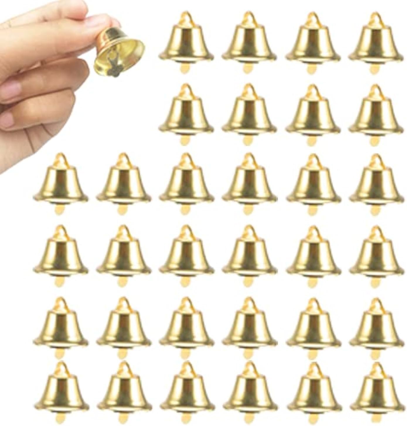 Wholesale 60PCS 26mm/1inch Gold Mini Liberty Bells for Crafts Favors Decorating Wind Chimes Supplier